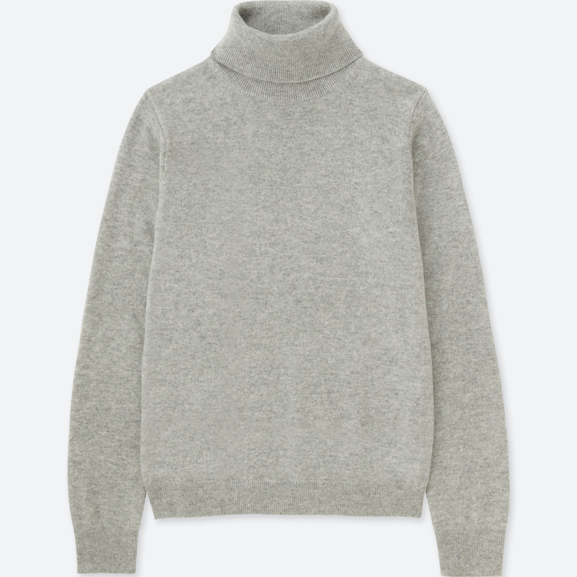 In Cashmere Turtleneck Cashmere Sweater Heather Fog XL NWT $238 