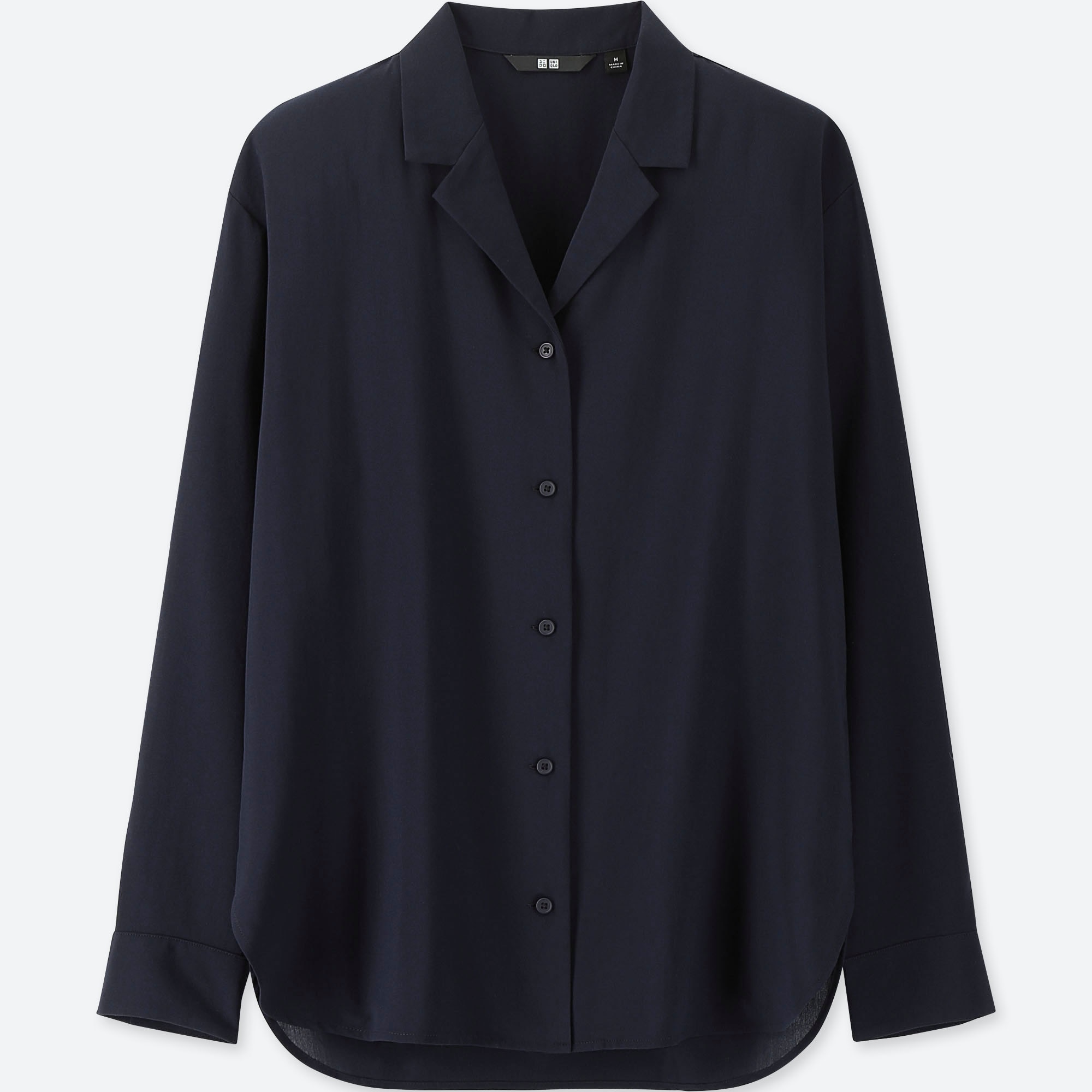 navy collared shirt womens