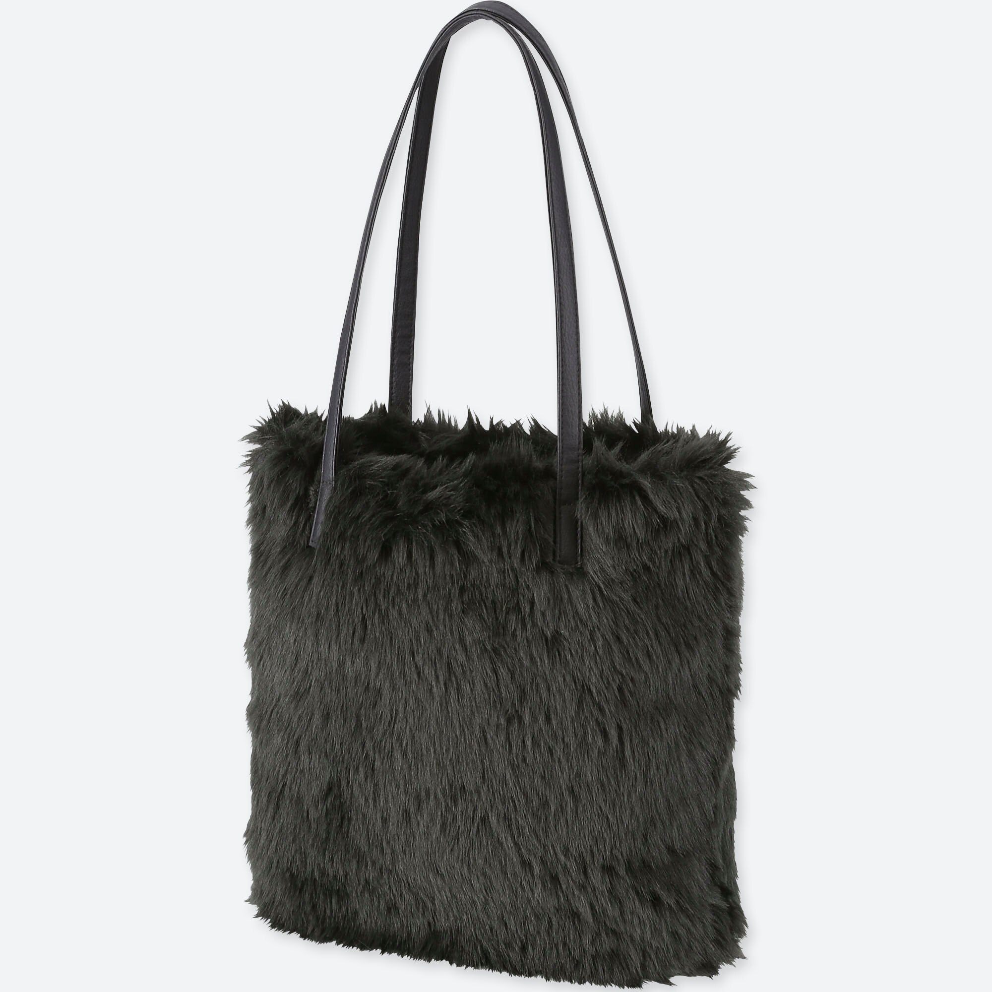 faux shearling bag