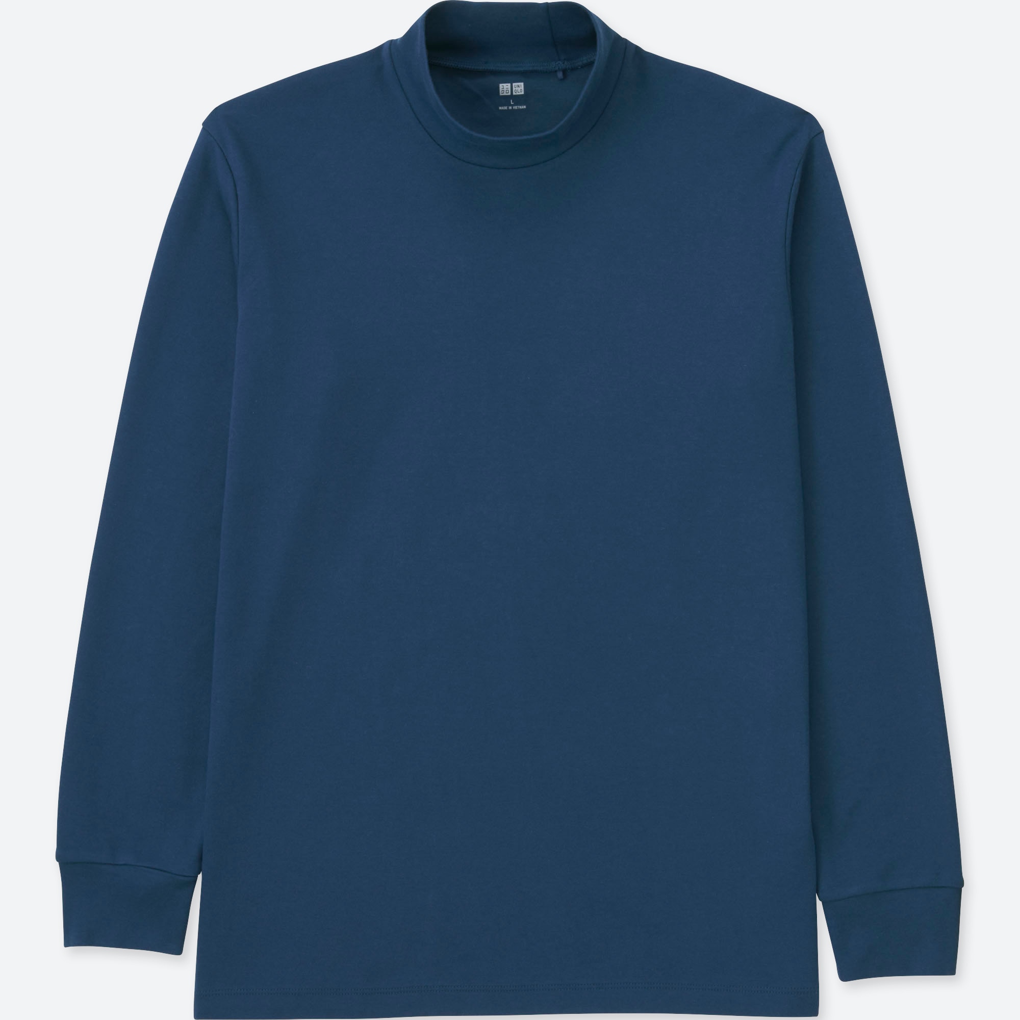 Download MEN SOFT TOUCH MOCK NECK LONG-SLEEVE T-SHIRT | UNIQLO US