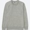 Men Long-Sleeve Sweatshirt, Gray, Small