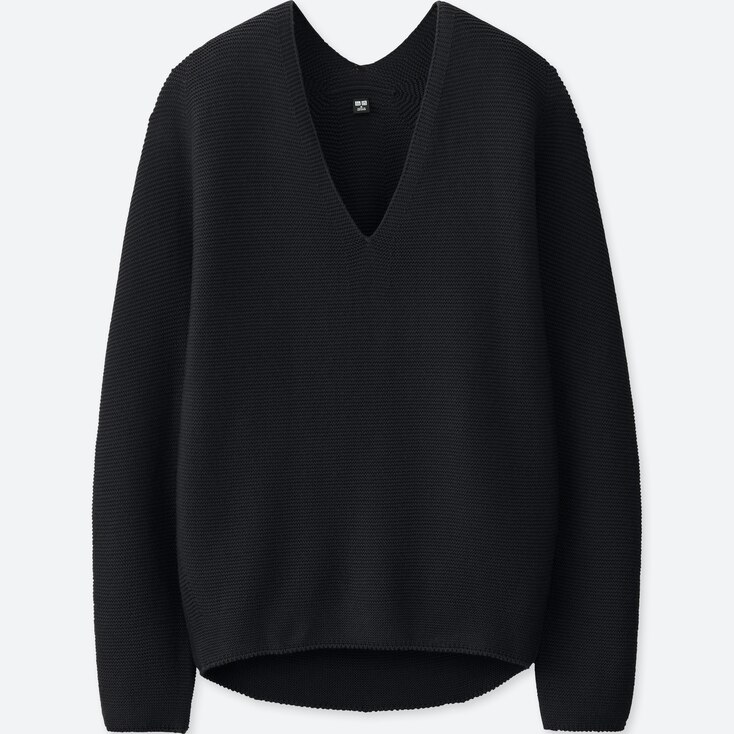 WOMEN 3D COTTON COCOON SWEATER | UNIQLO US