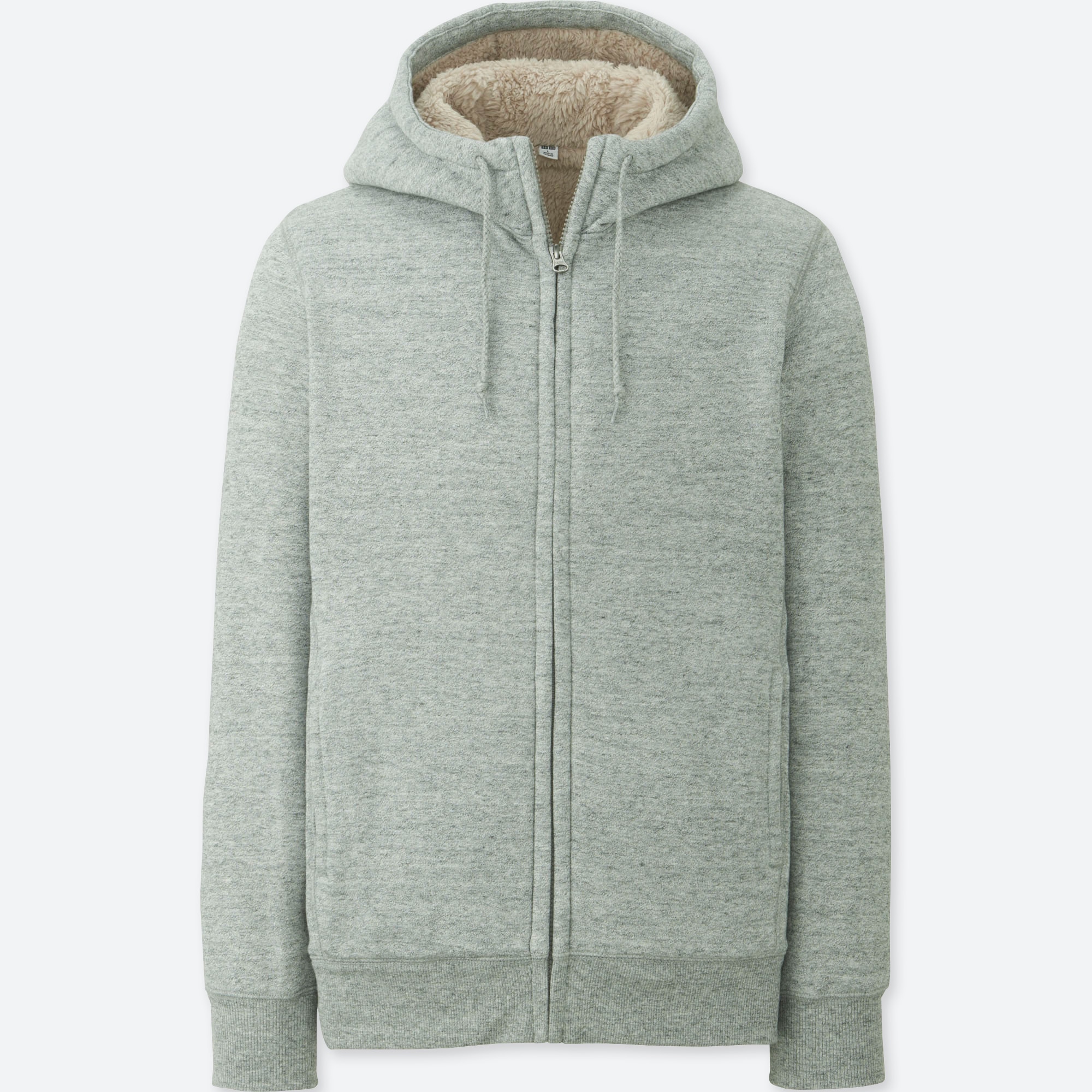 fleece lined full zip hoodie