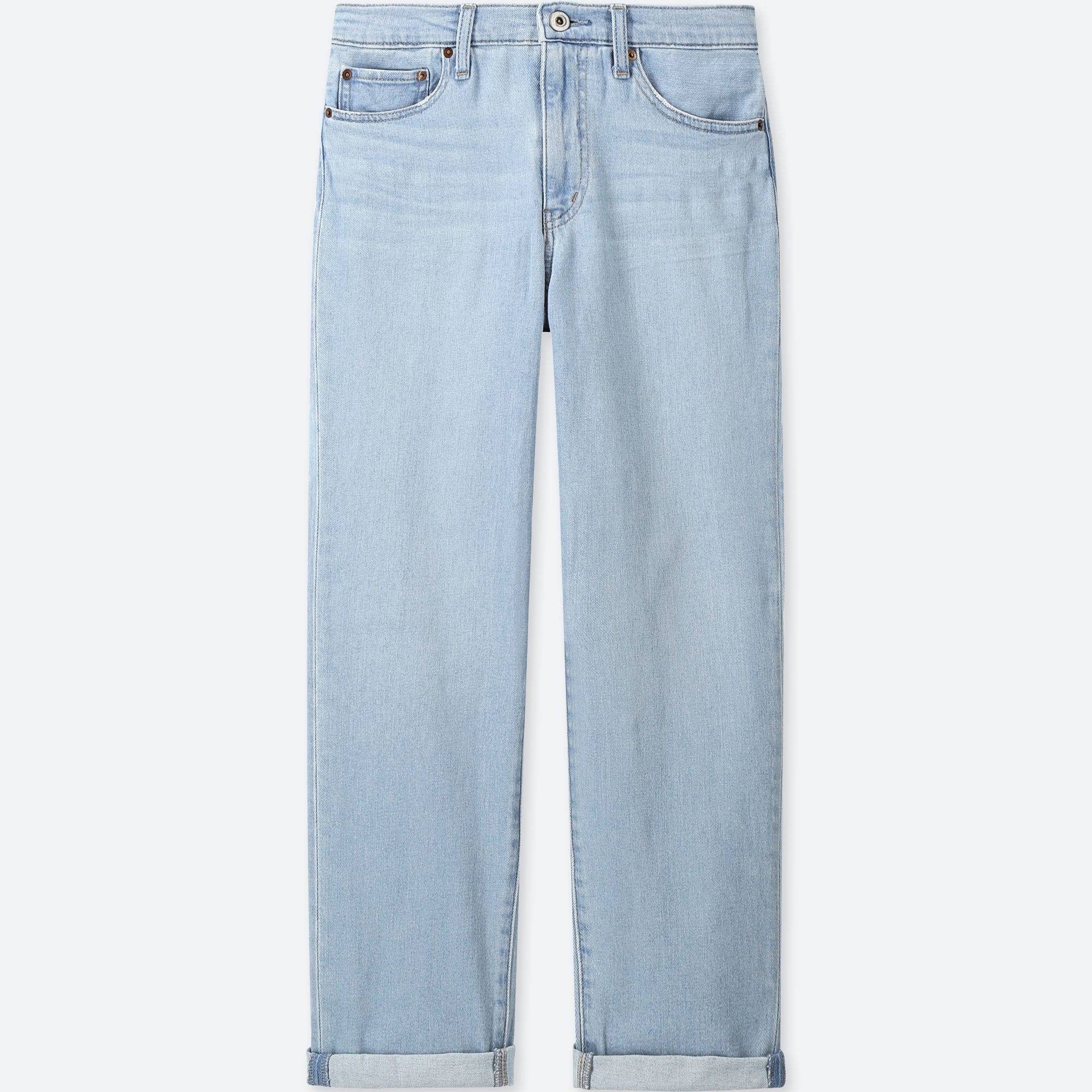 uniqlo high rise ankle jeans