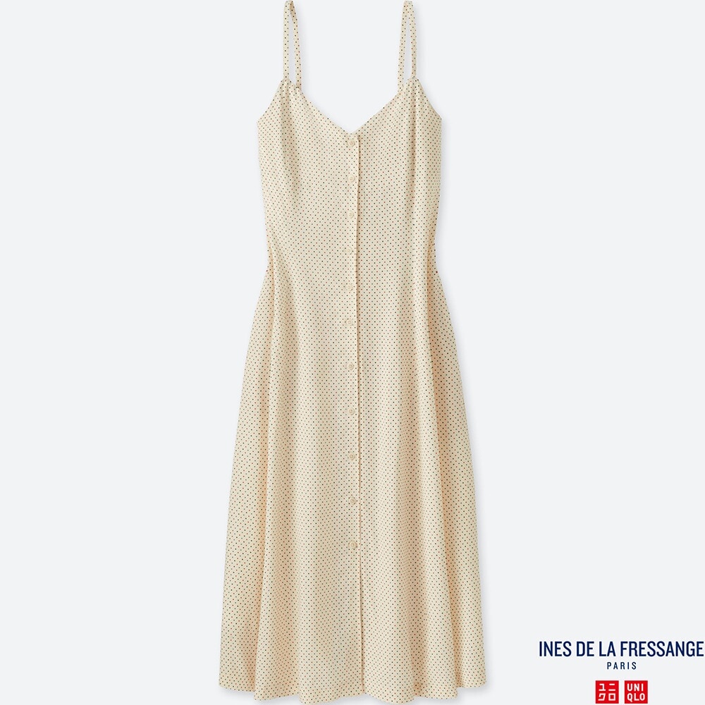 uniqlo black slip dress