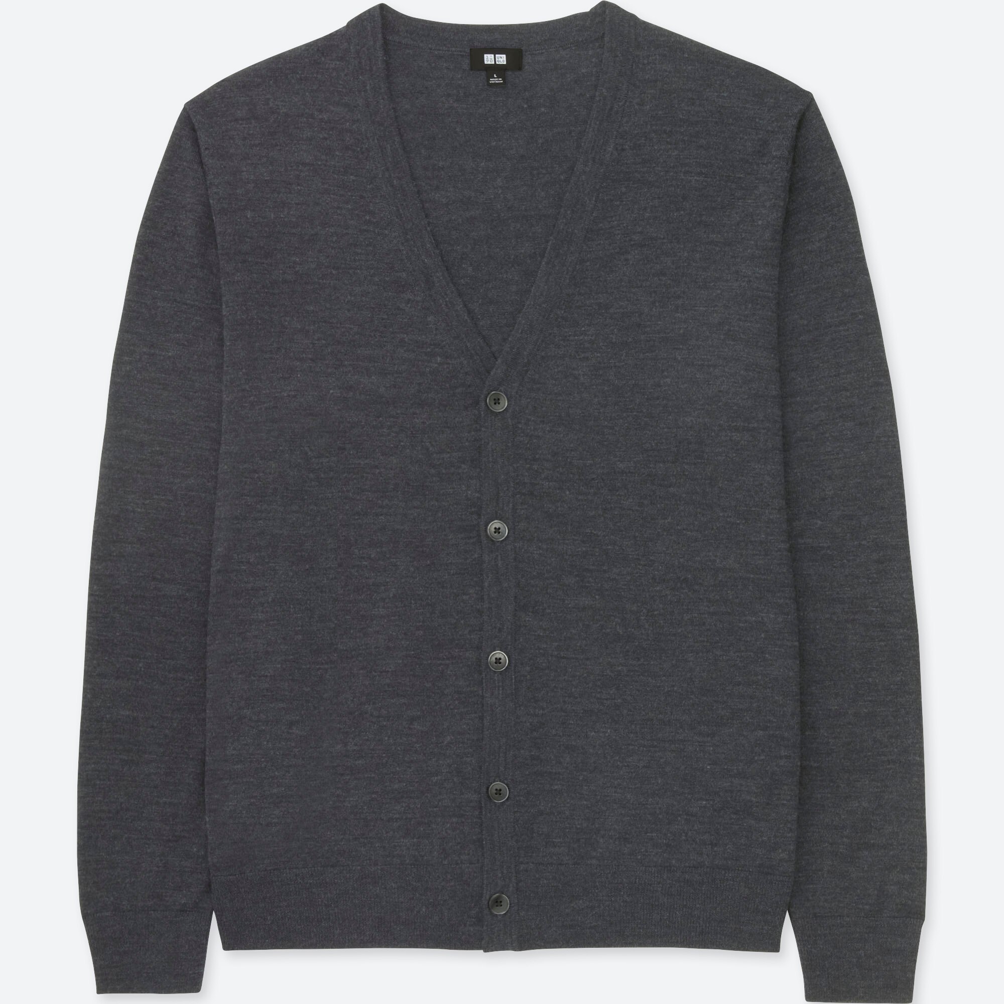 uniqlo merino wool cardigan