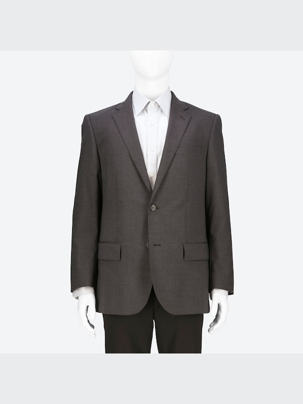 Stretch Wool Regular-Fit Jacket (Multiple Body Lengths)