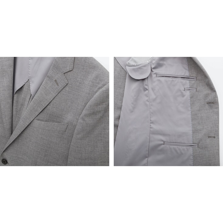 MEN STRETCH WOOL SLIMFIT JACKET UNIQLO US