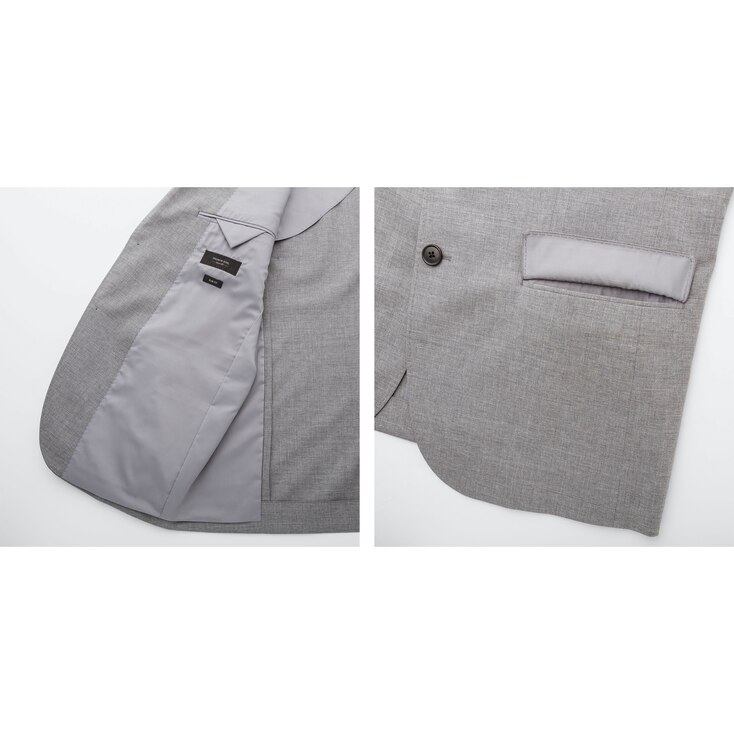 MEN STRETCH WOOL SLIMFIT JACKET UNIQLO US