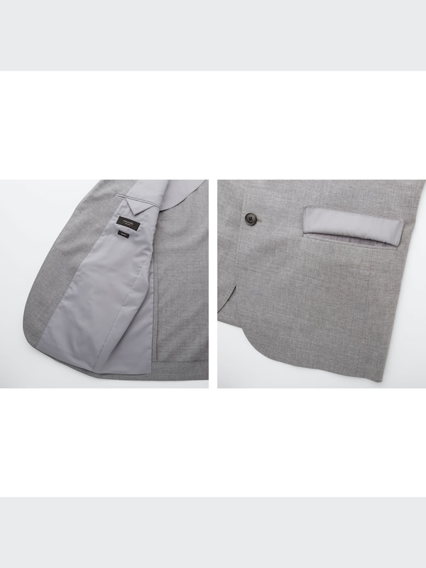 Stretch Wool Slim-Fit Jacket (Multiple Body Lengths)