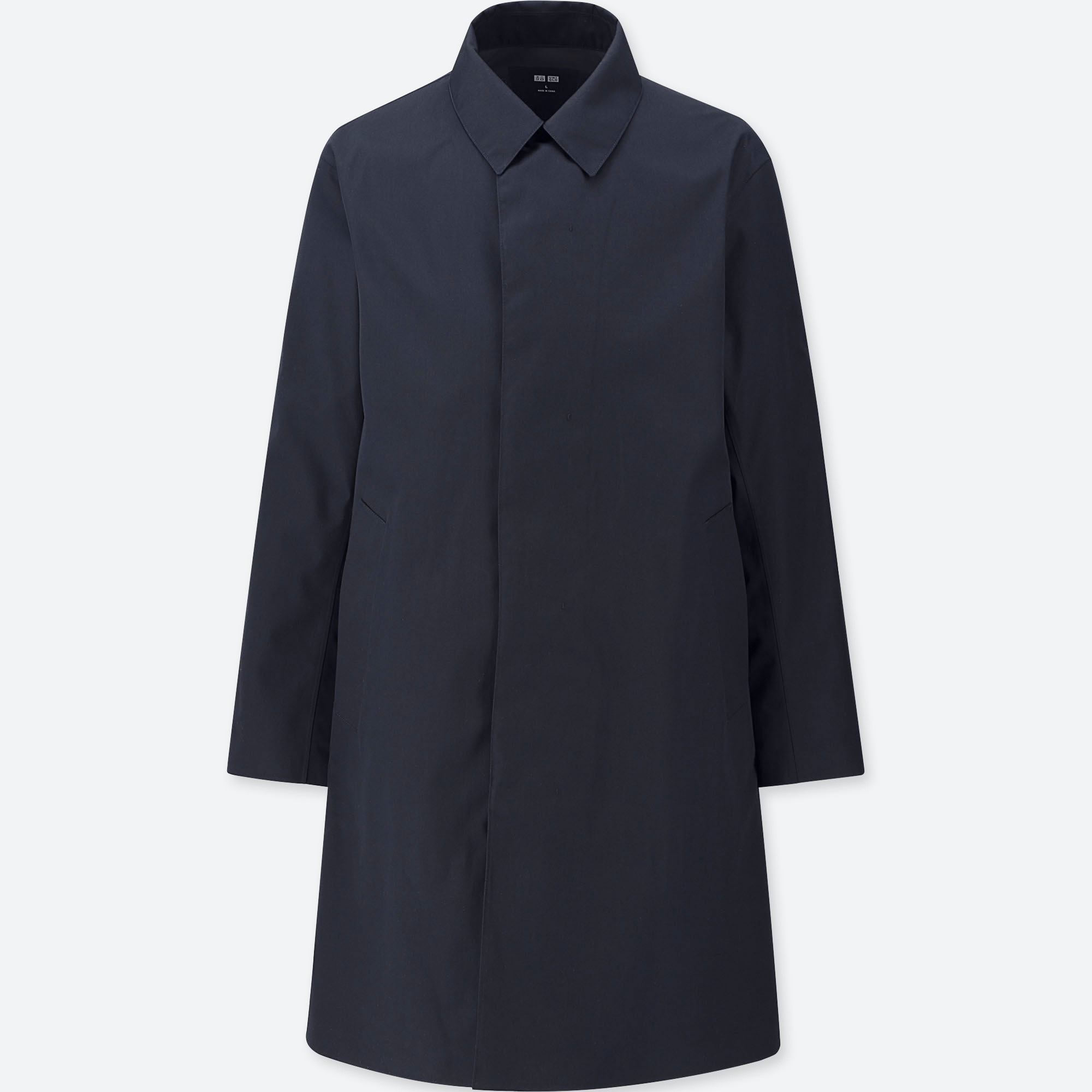 uniqlo blocktech convertible collar coat