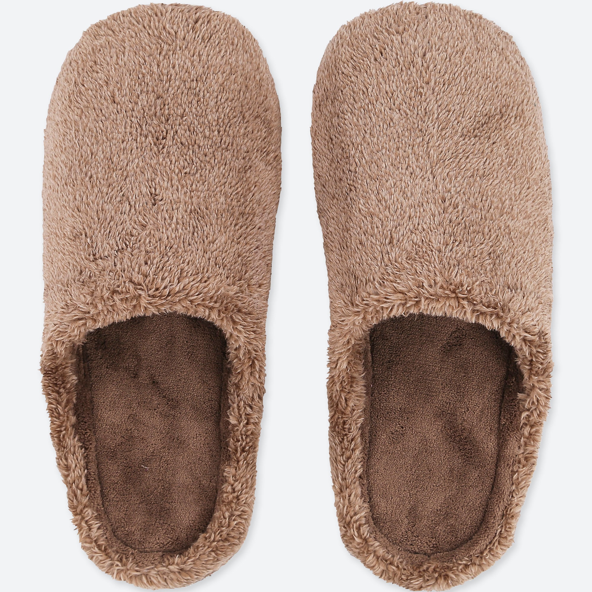 Uniqlo fleece online slippers