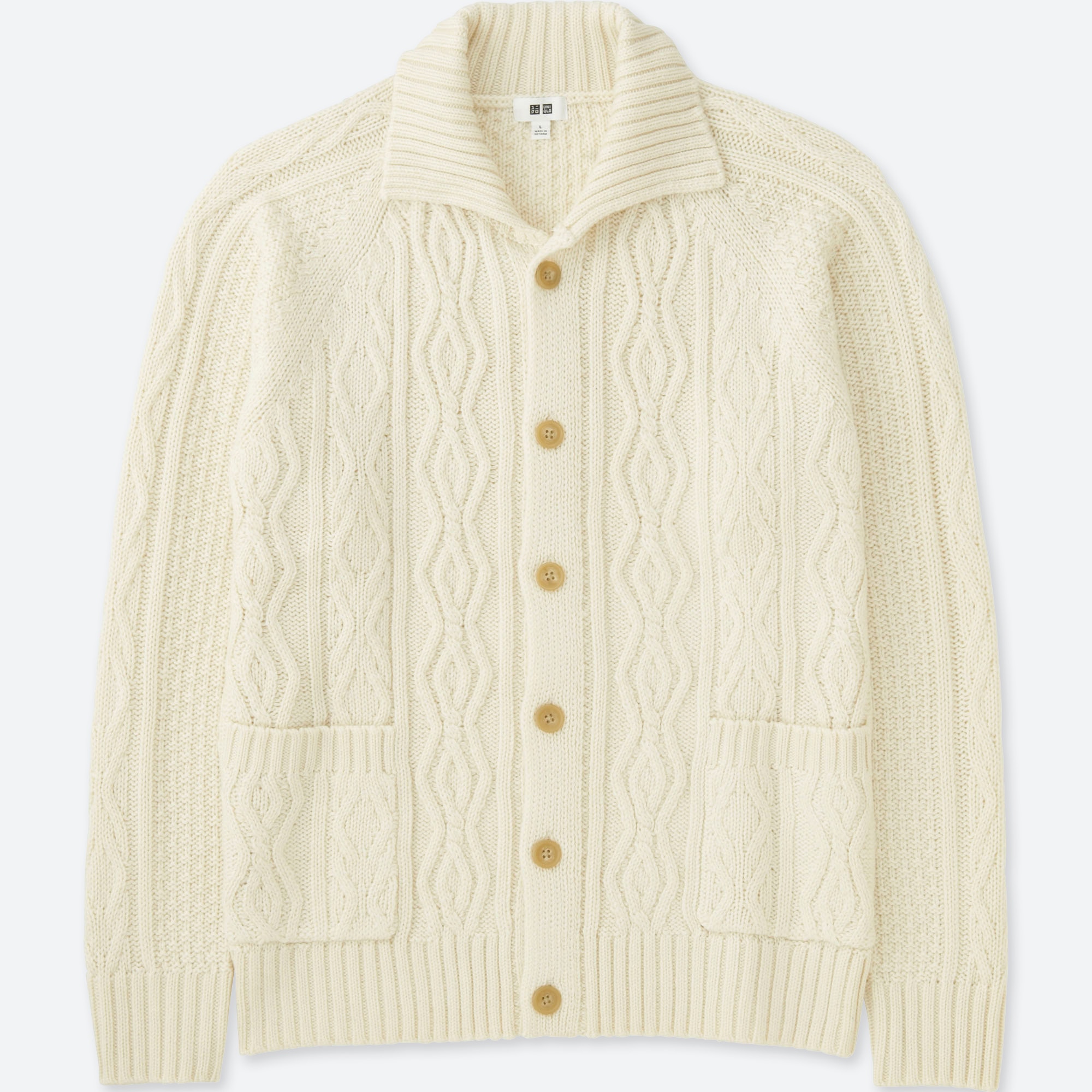 uniqlo cable knit cardigan