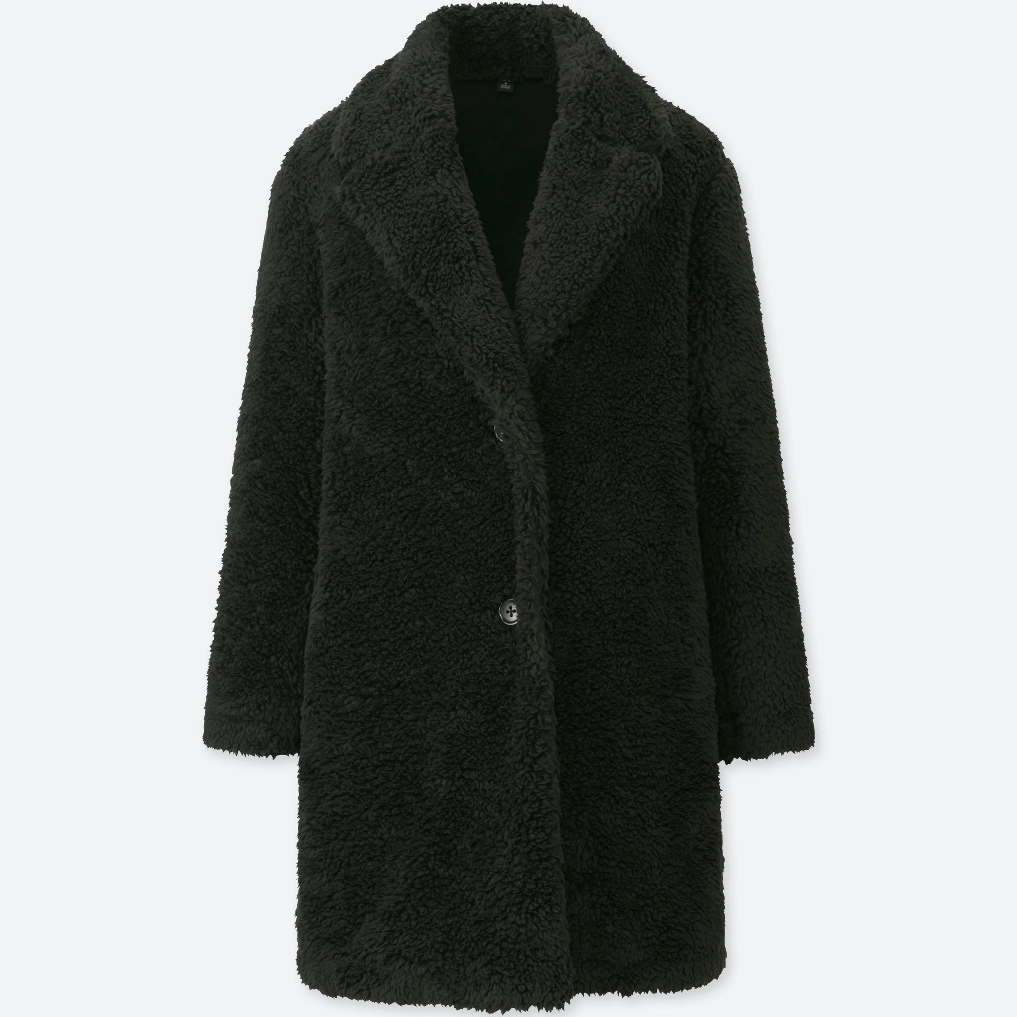 uniqlo pile lined fleece coat