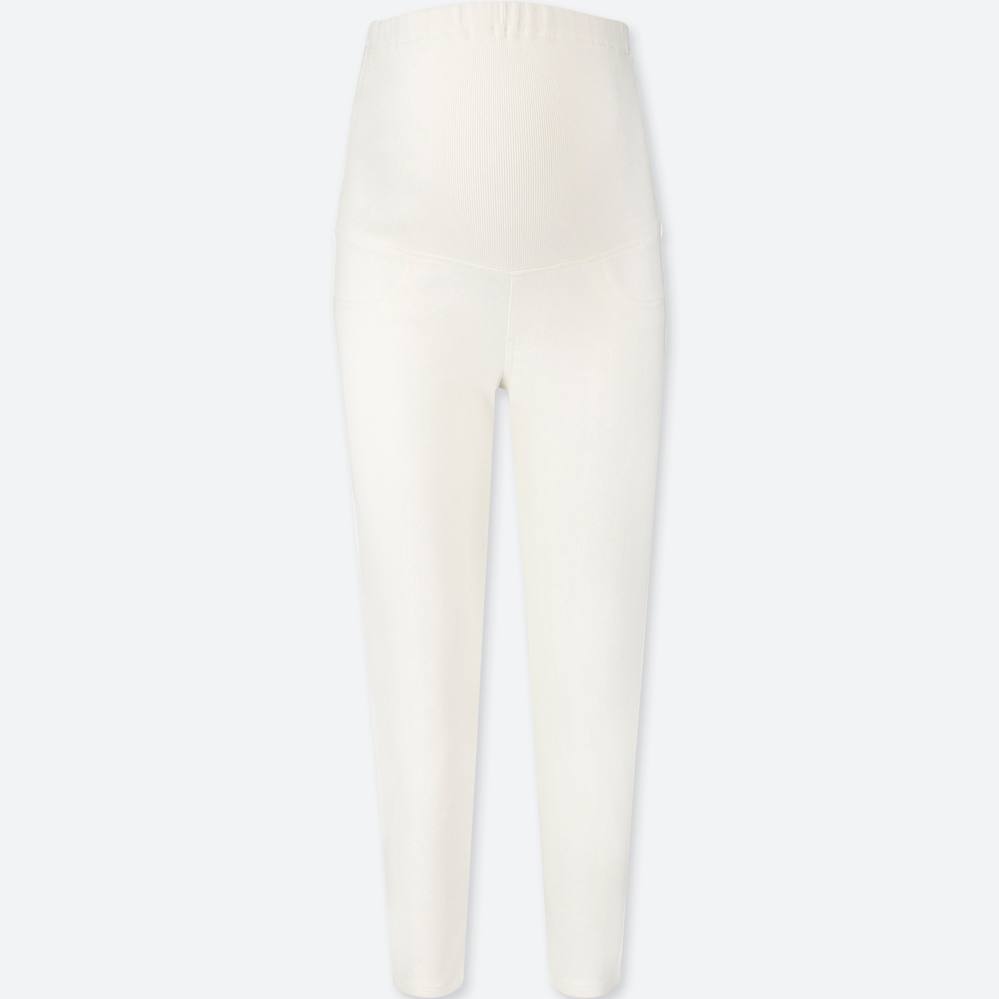 White maternity leggings cropped Clearance