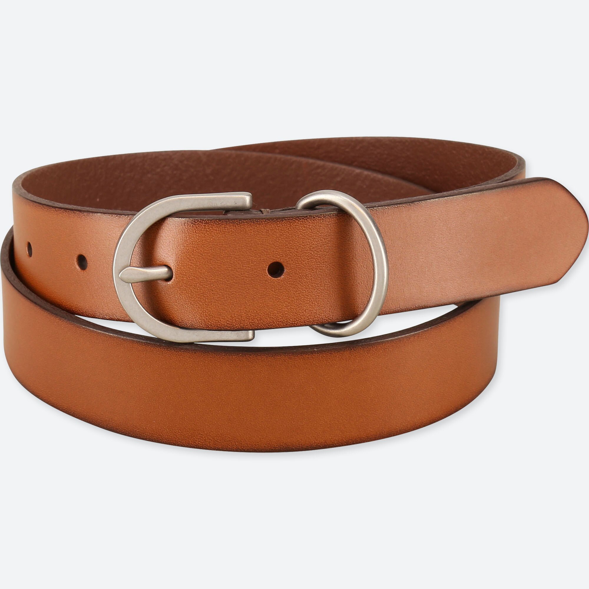 WOMEN LEATHER VINTAGE BELT UNIQLO UK