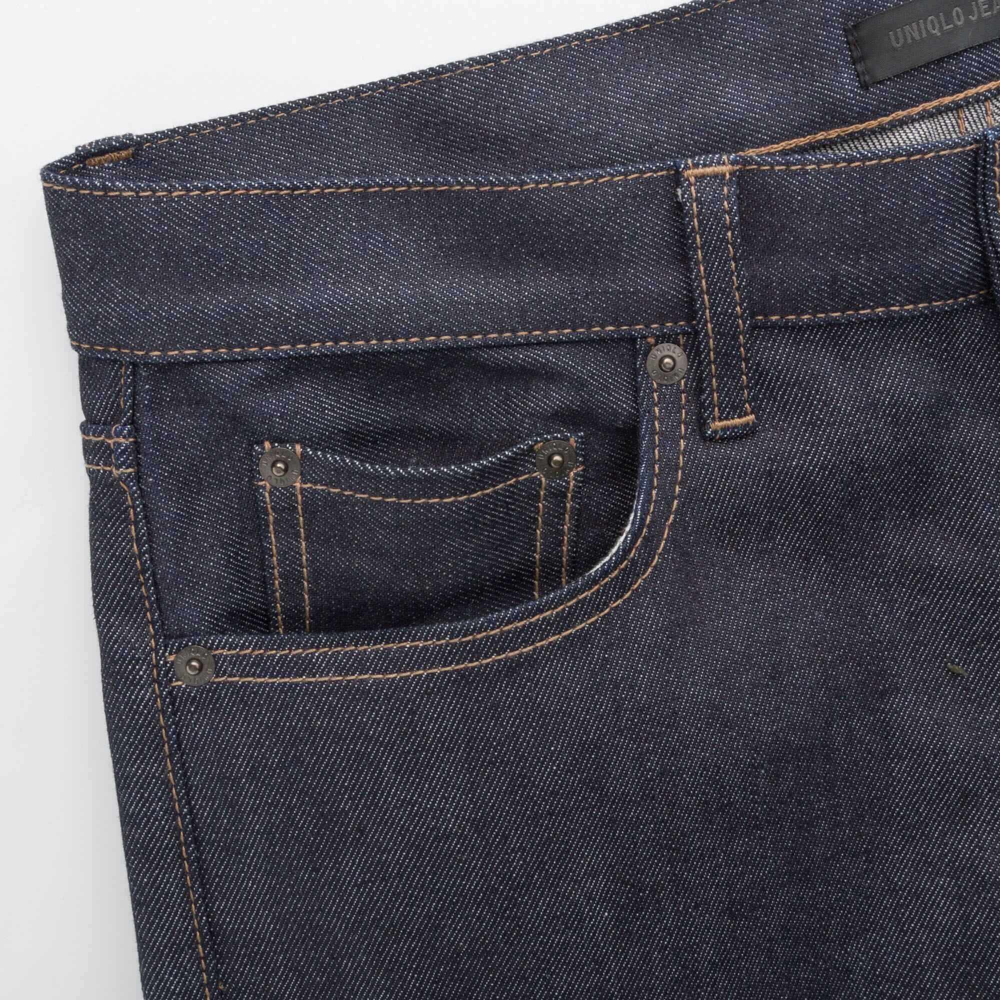 Men Selvedge Stretch Slim Fit Jeans | UNIQLO UK