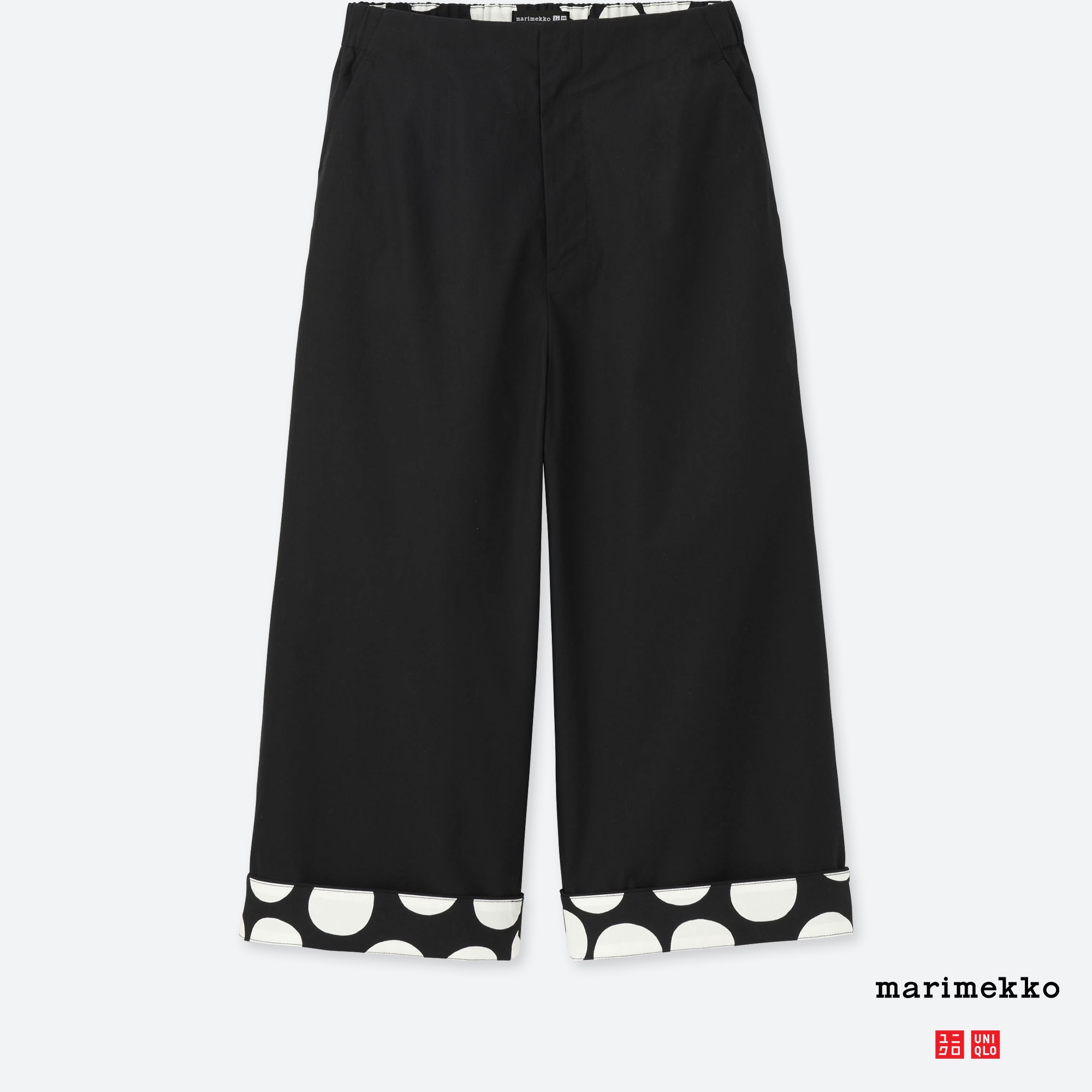 cropped pants black