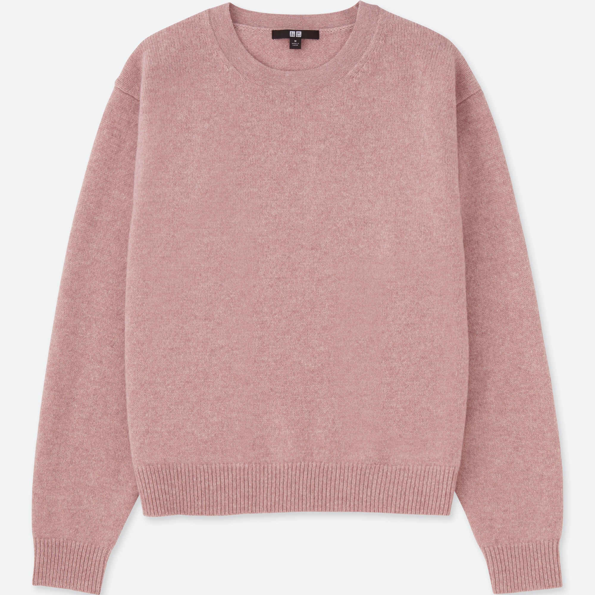 uniqlo lambswool crew neck sweater