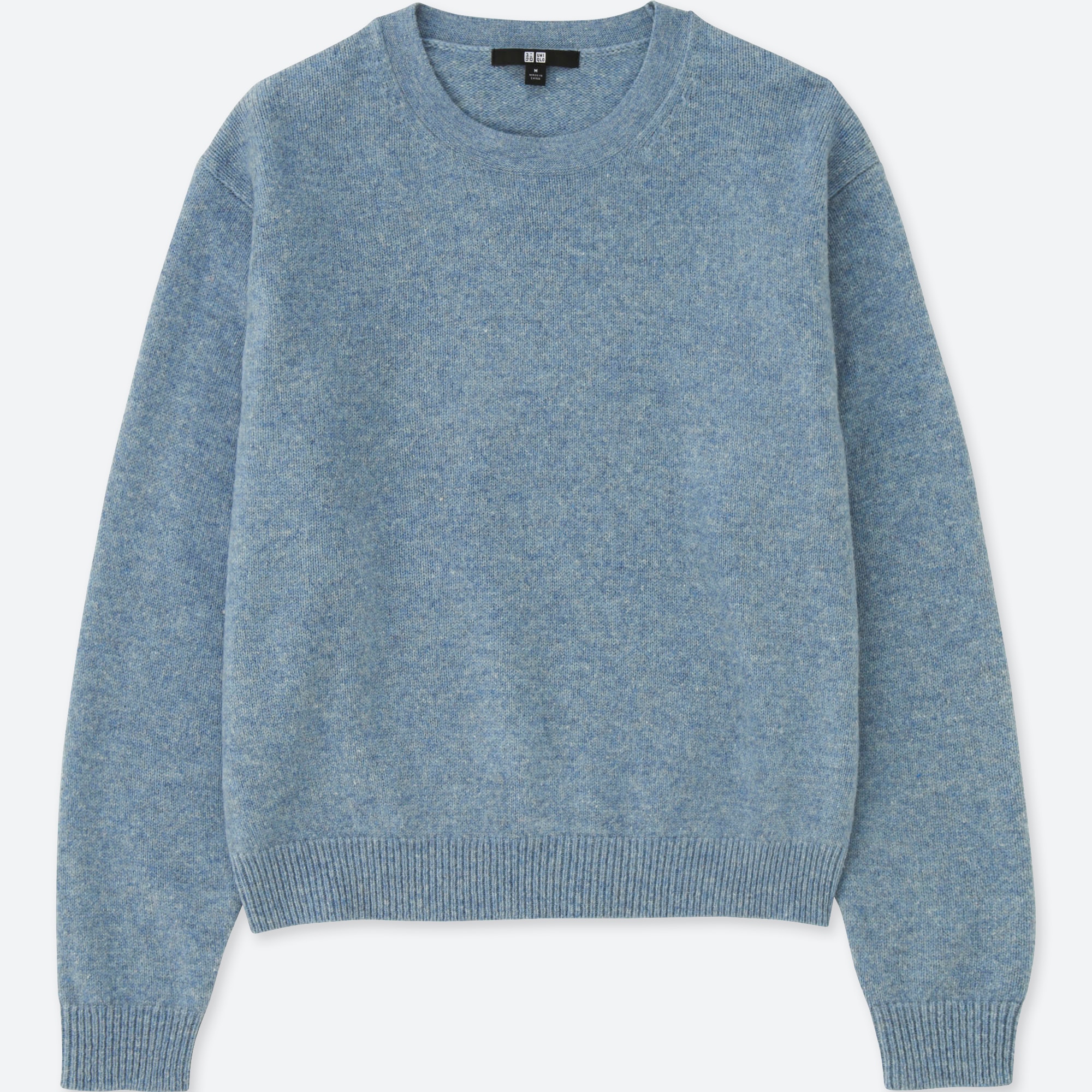 uniqlo lambswool crew neck sweater