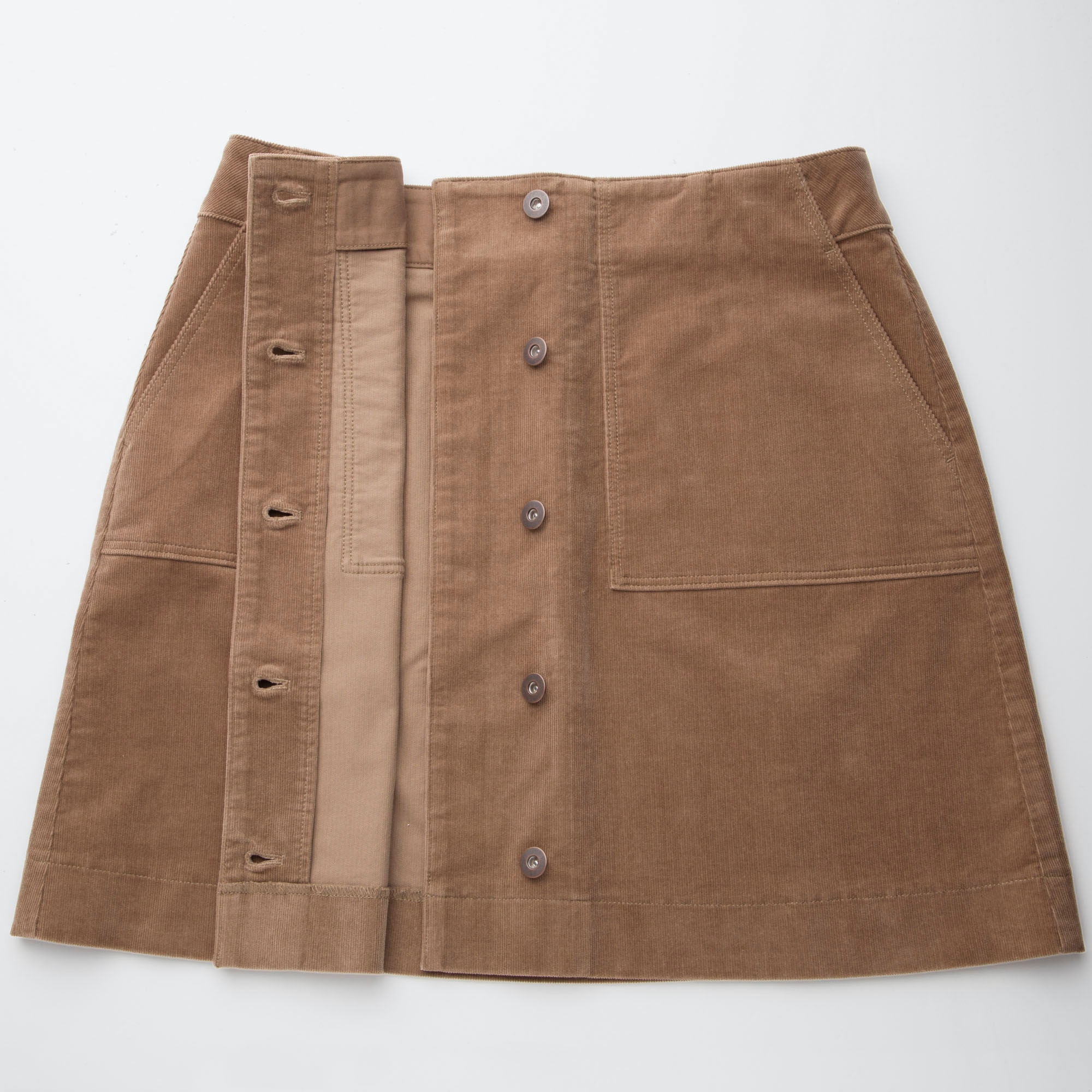 WOMEN CORDUROY FRONT BUTTON HIGH-WAIST MINI SKIRT | UNIQLO US