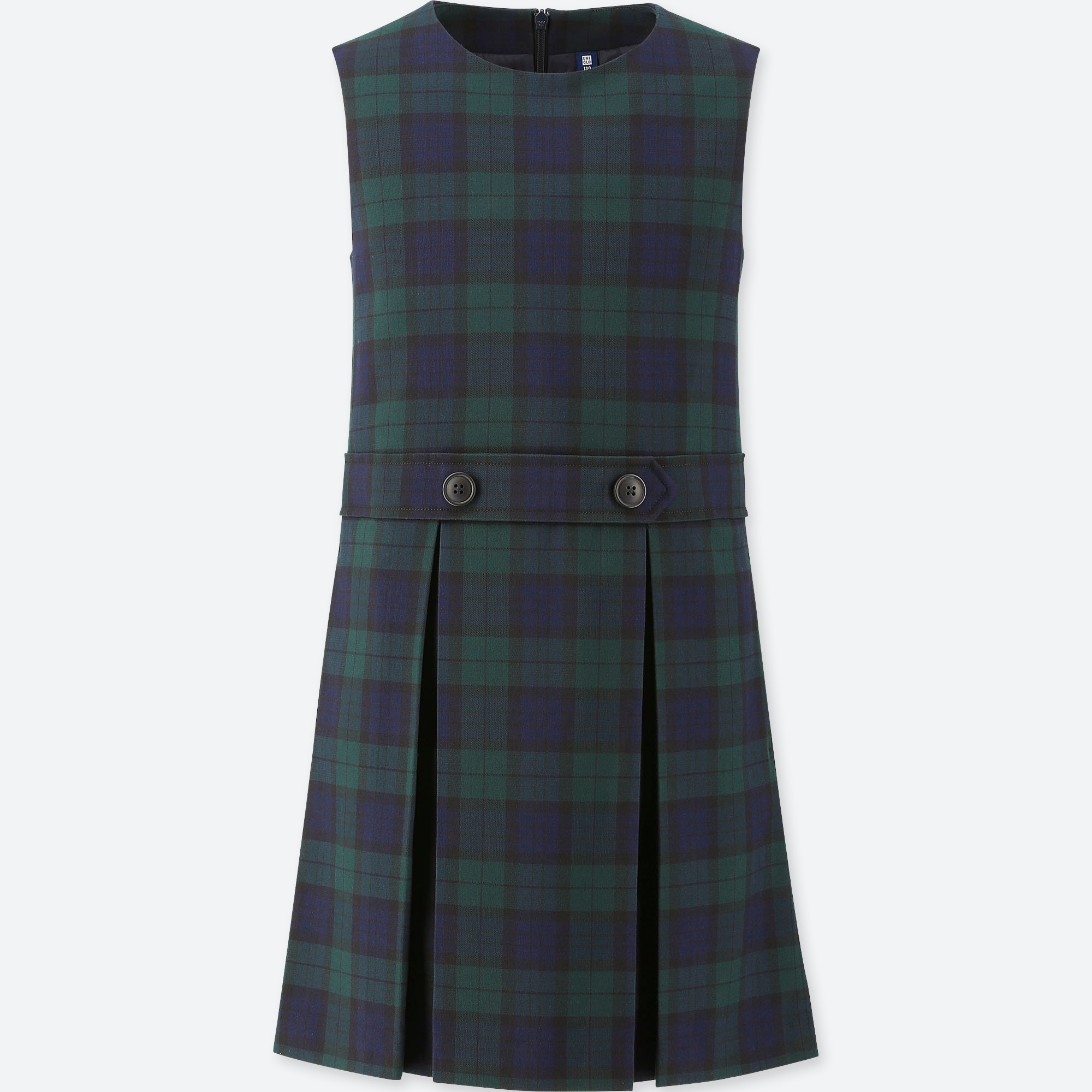 checked jumper dress