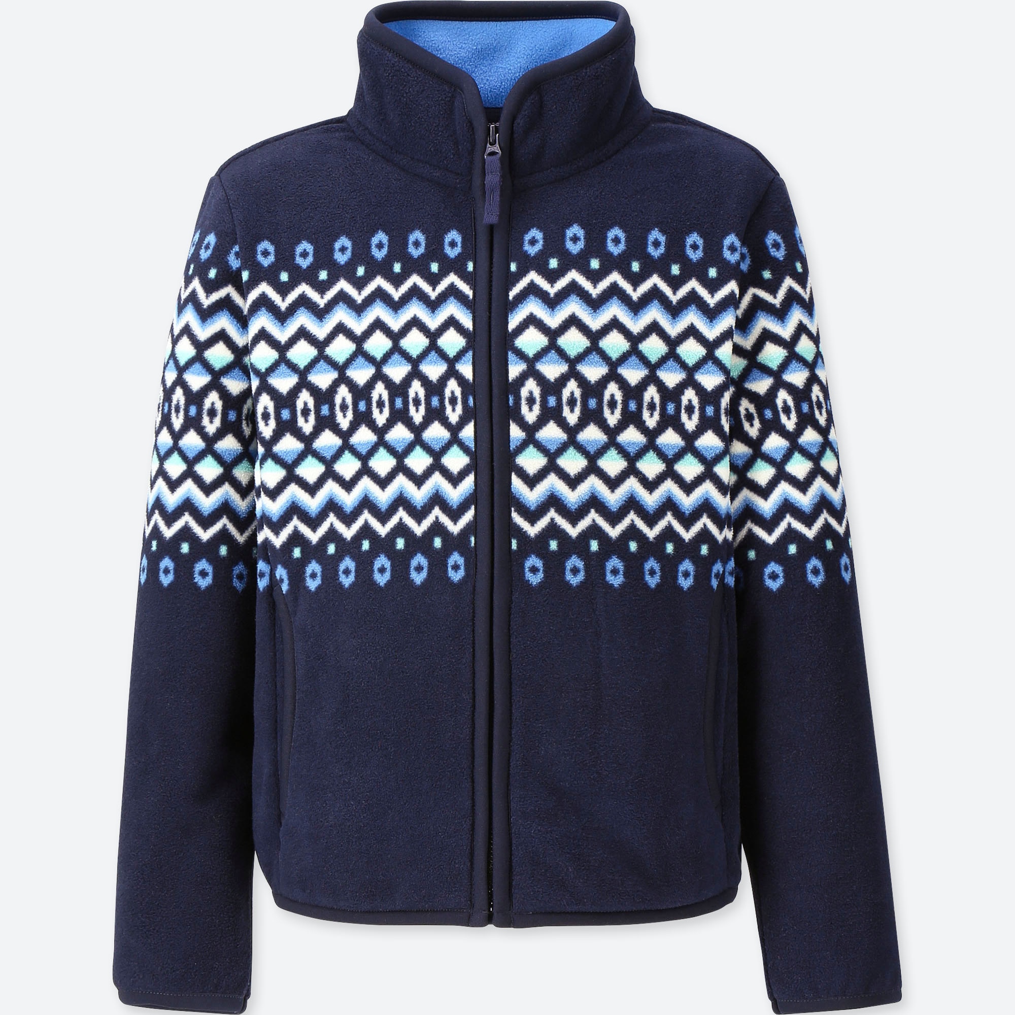 ladies printed fleece jackets