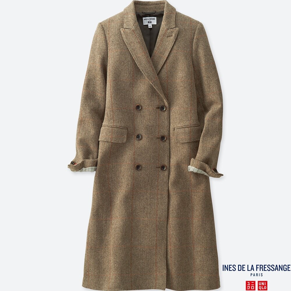 uniqlo ines de la fressange coat