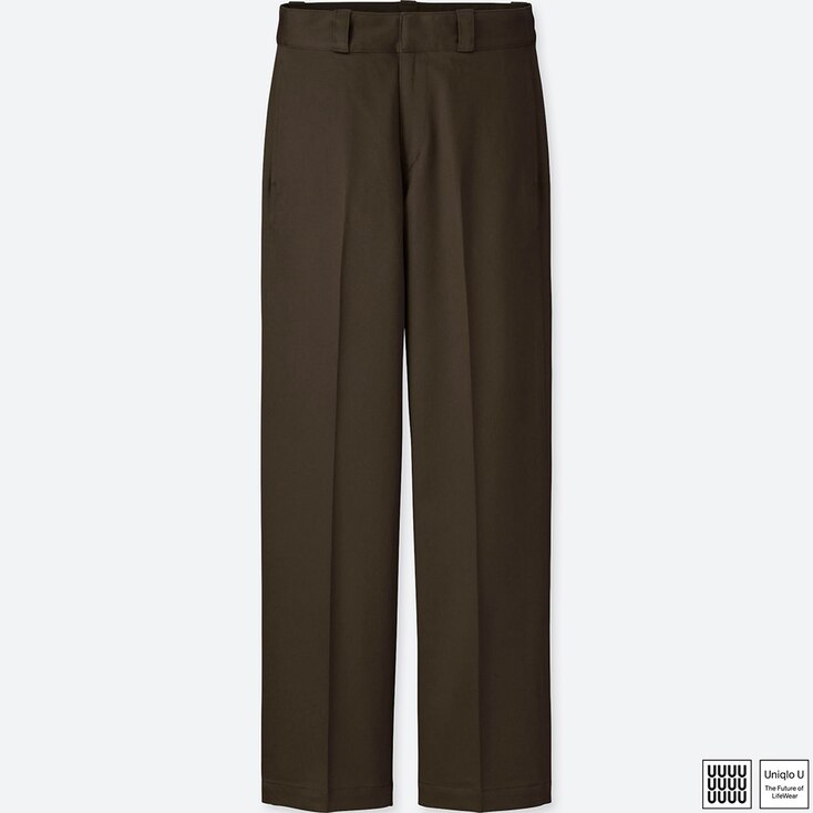 cotton straight pants