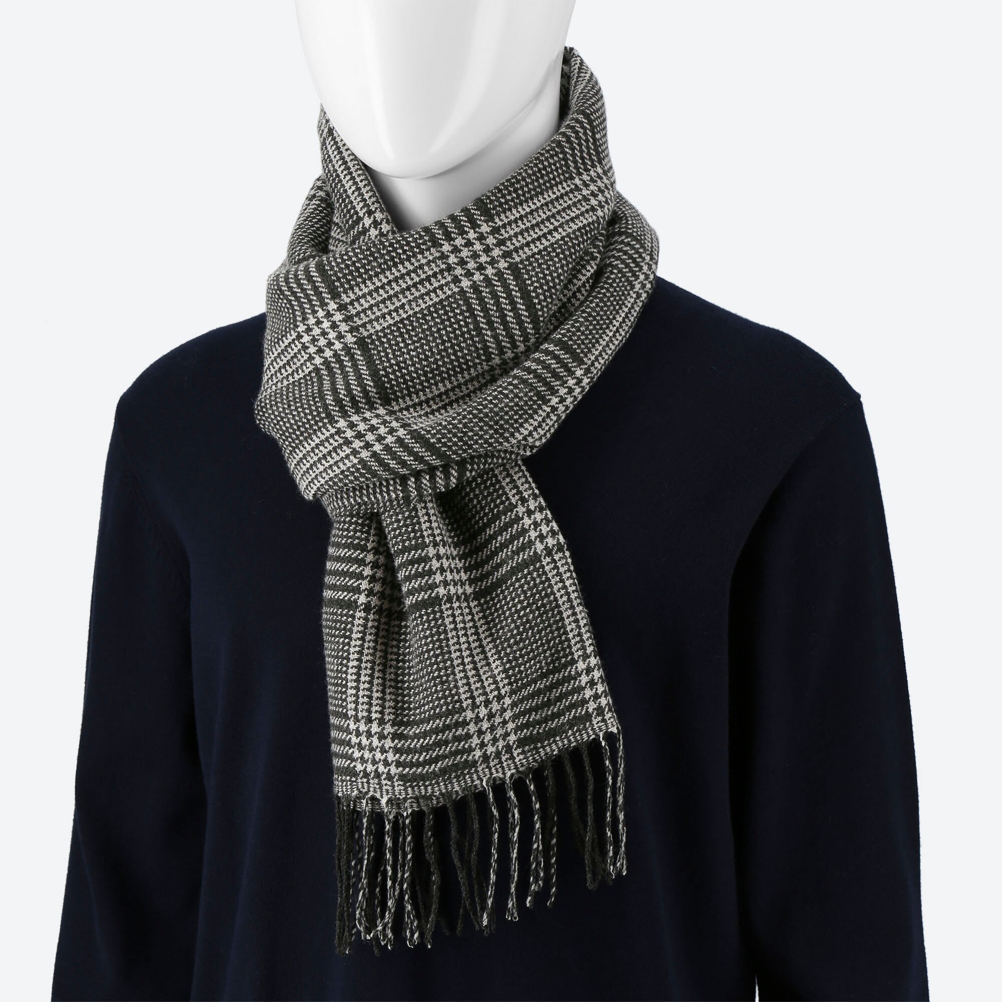 uniqlo green scarf