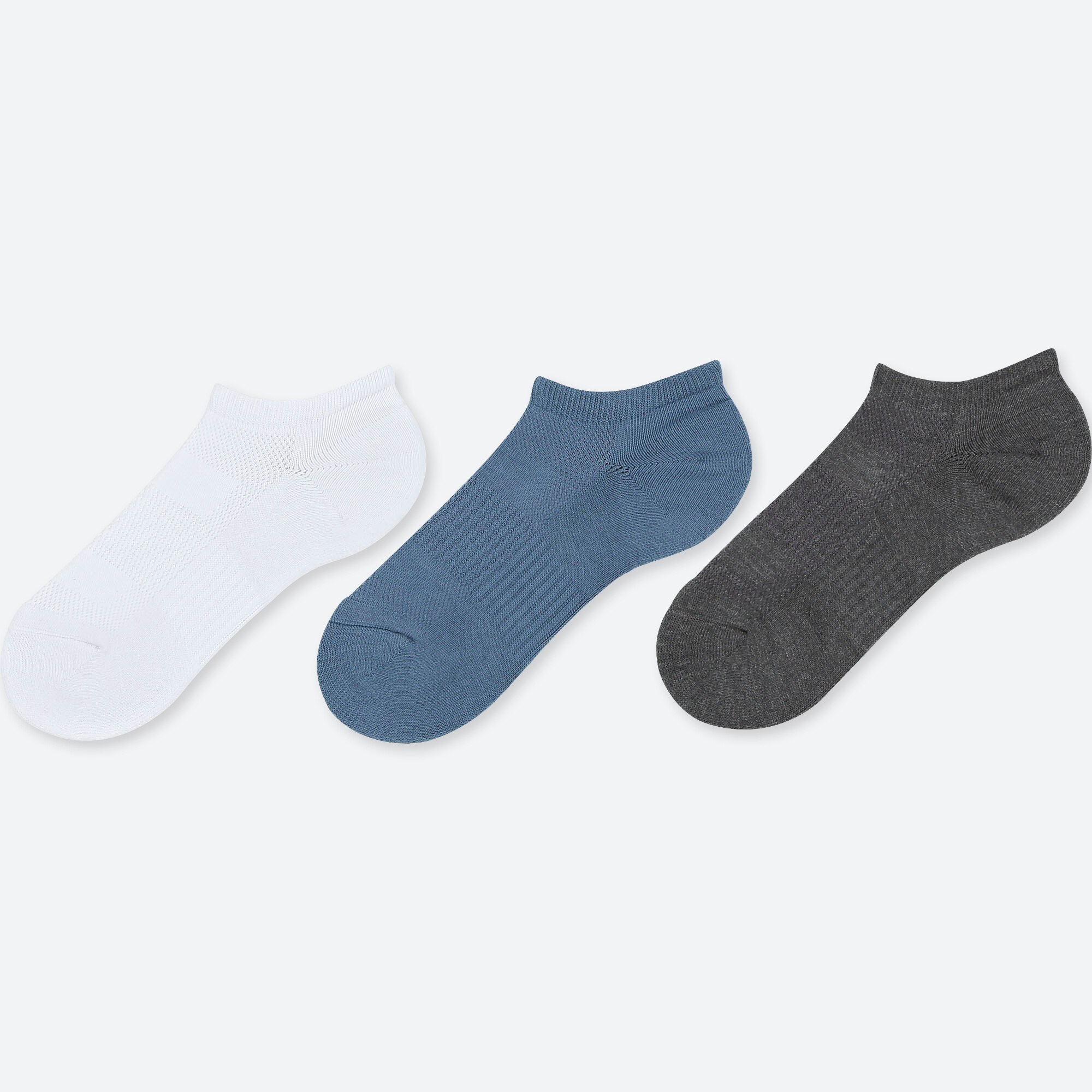 WOMEN Short Socks (3 PAIRS) (Pile Mesh)