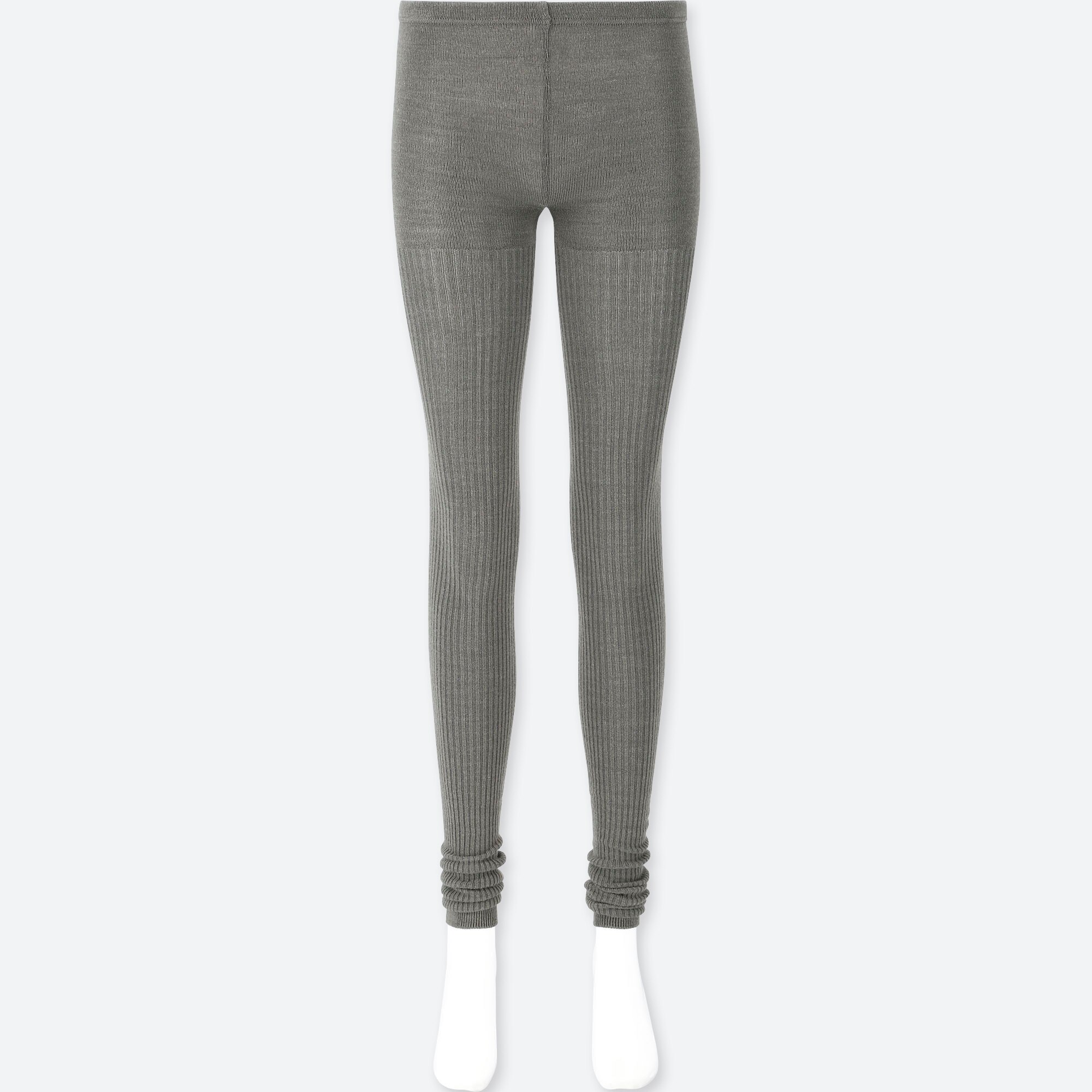 WOMEN HEATTECH KNITTED EXTRA LONG RIBBED LEGGINGS | UNIQLO US