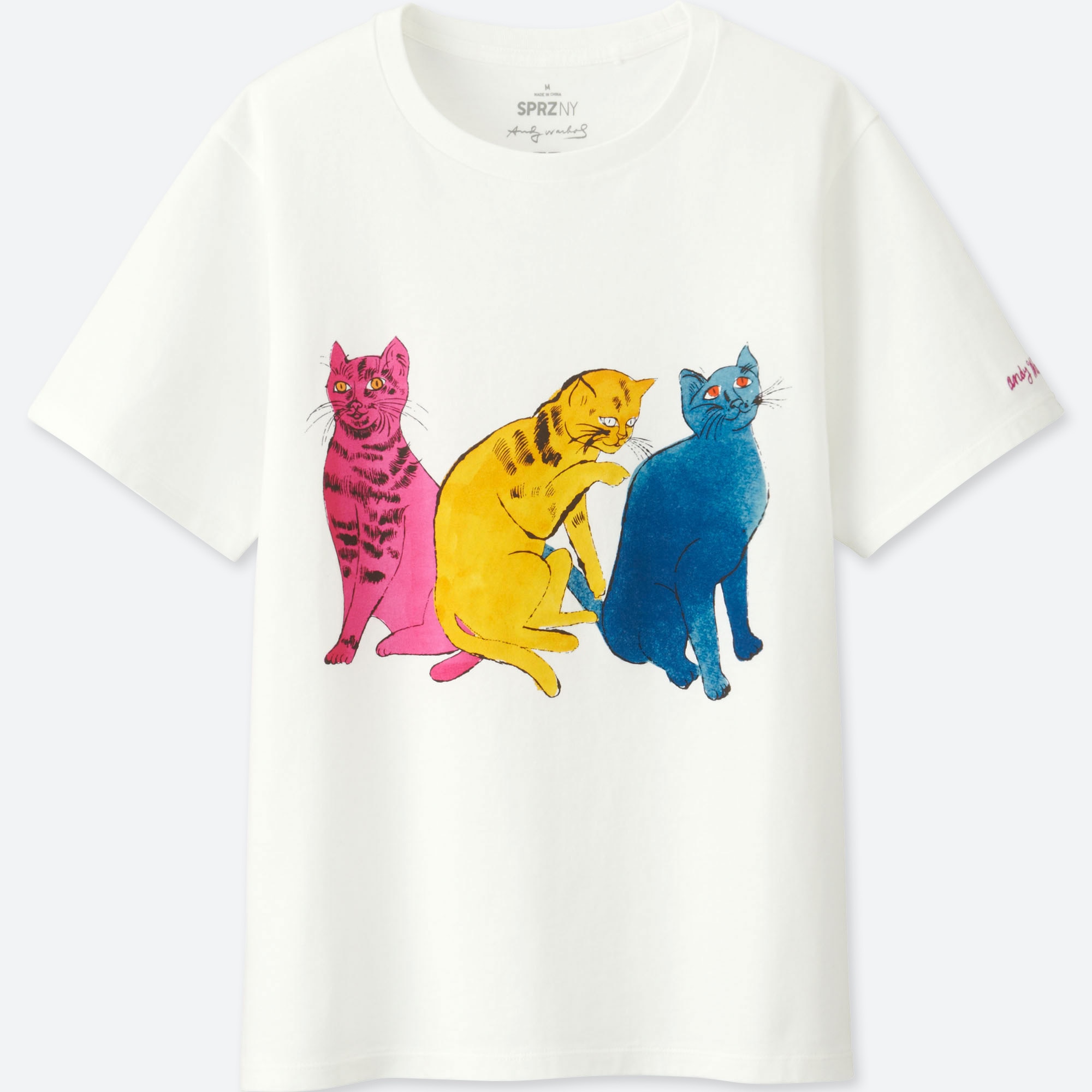 andy warhol cat shirt
