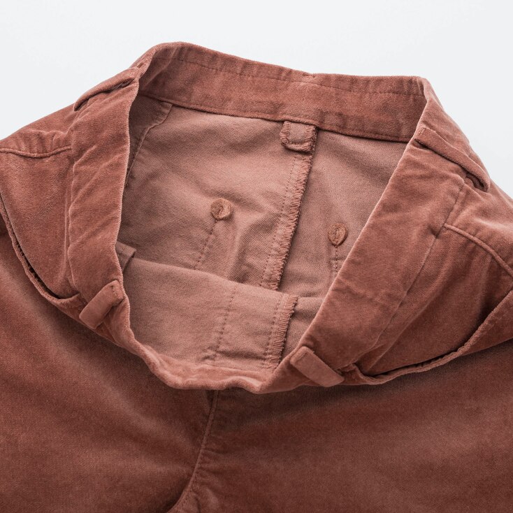 high rise velvet pants