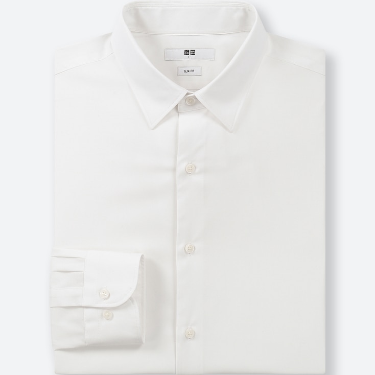 MEN EASY CARE STRETCH SLIM-FIT LONG-SLEEVE SHIRT | UNIQLO US