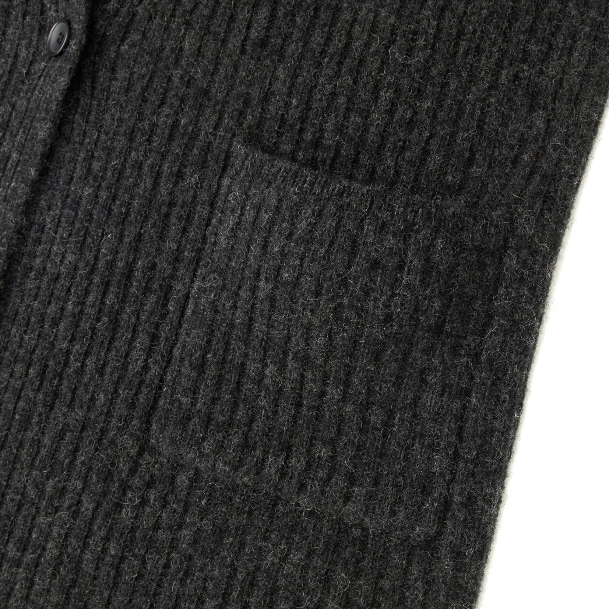 women wool ribbed knitted coat