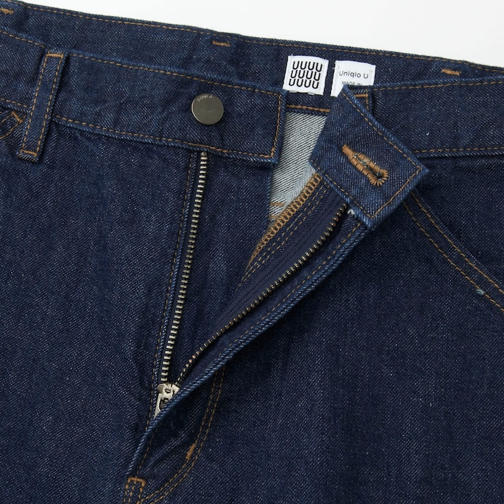 uniqlo wide fit tapered jeans