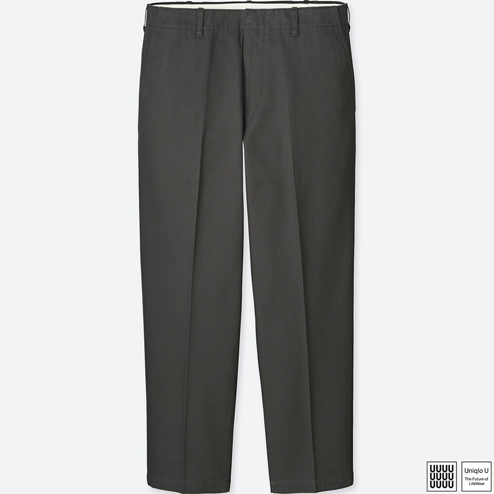 MEN U WIDE-FIT TAPERED ANKLE CHINO 