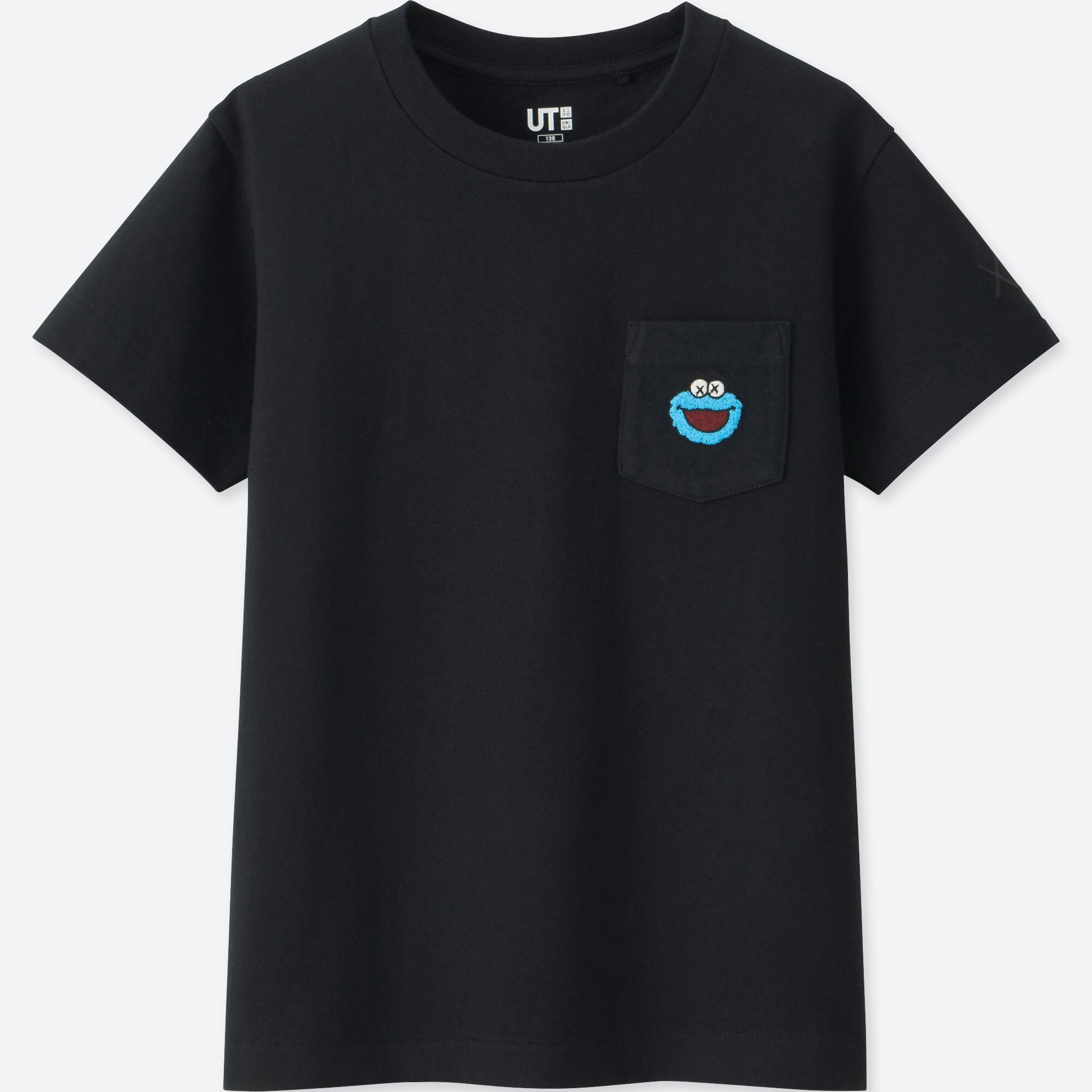 crew neck uniqlo x kaws