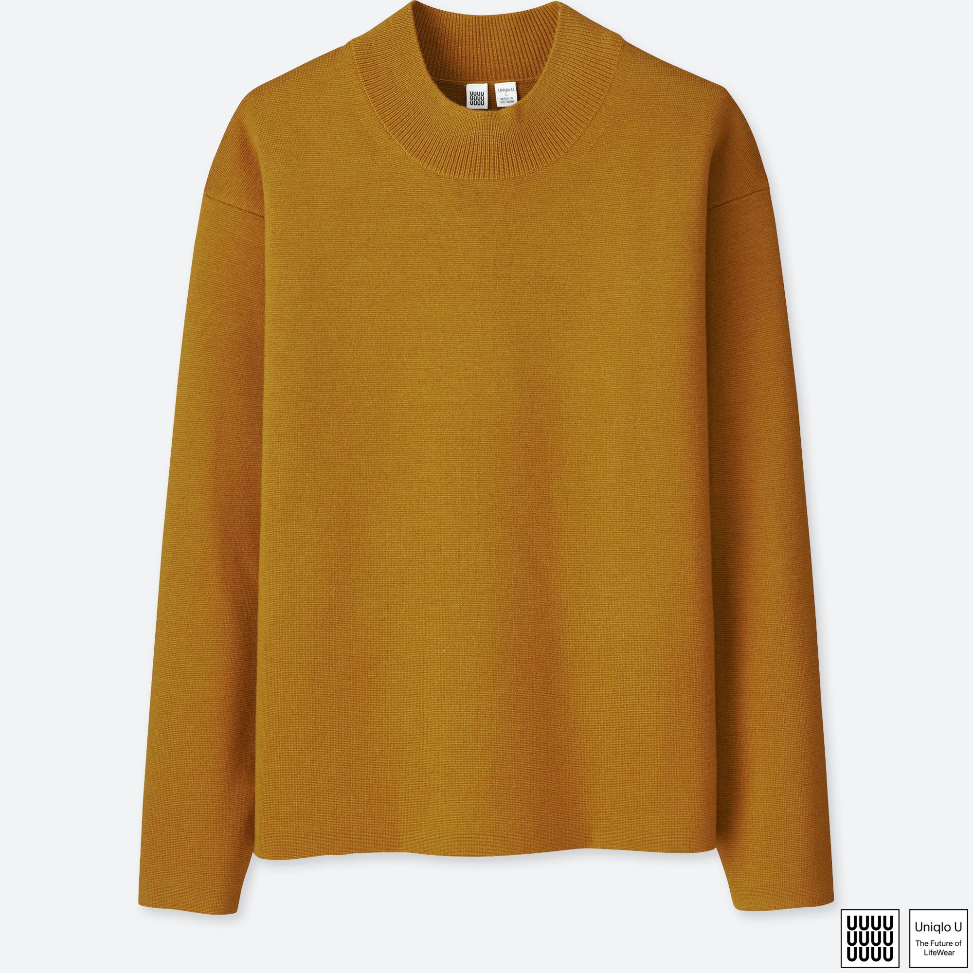 uniqlo orange jumper