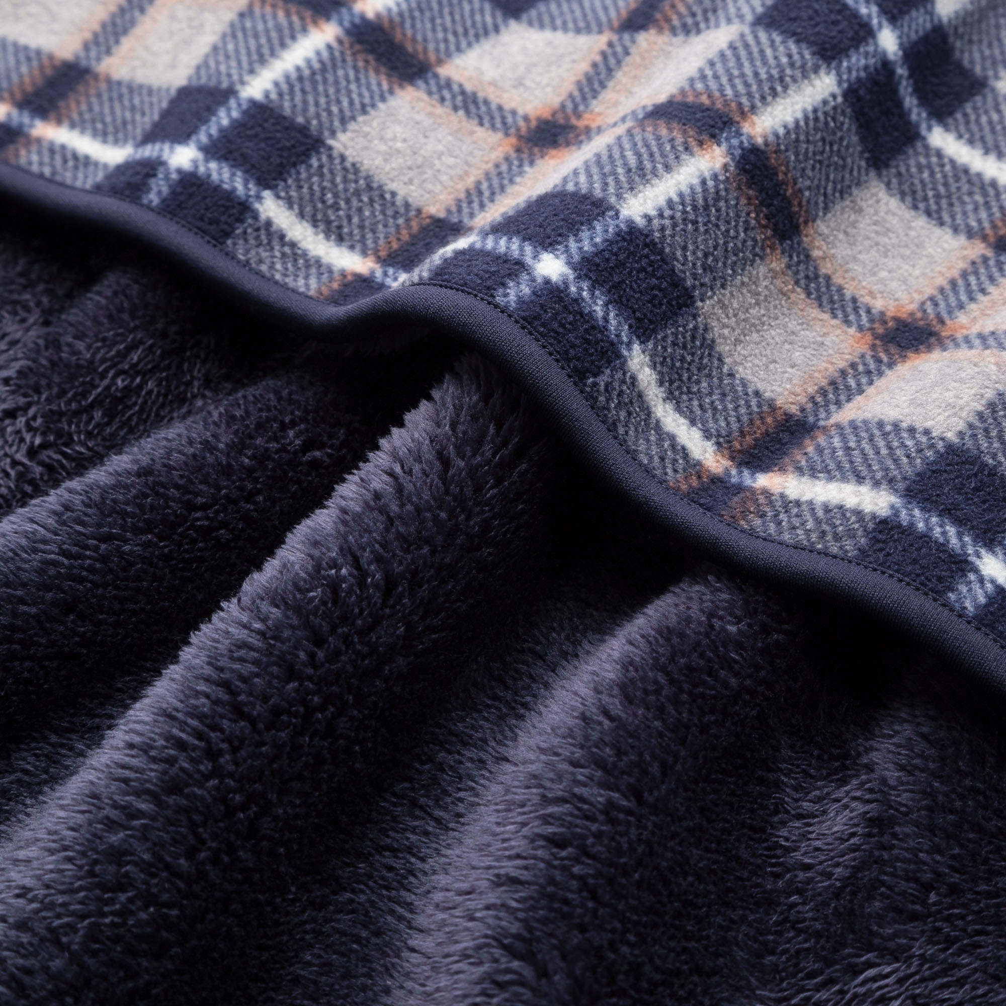 FLEECE CHECKED LARGE BLANKET UNIQLO US