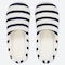 Patterned Slippers, Off White, Small