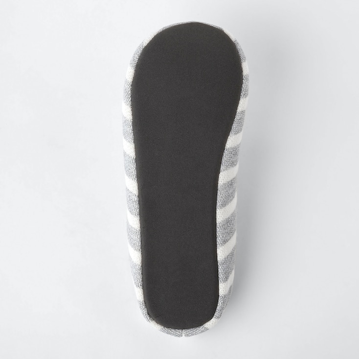 Patterned Slippers, Off White, Large