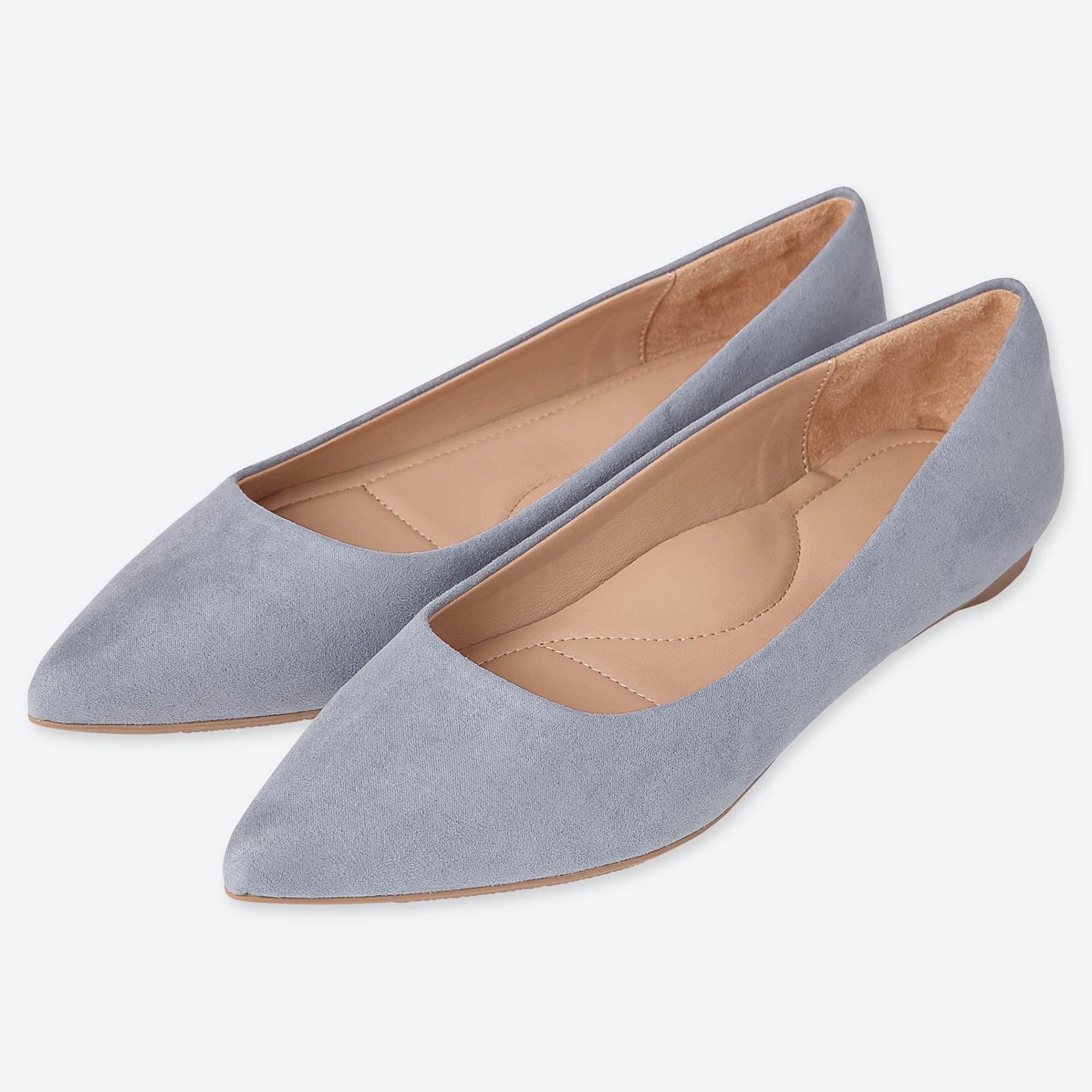 grey flat shoes womens