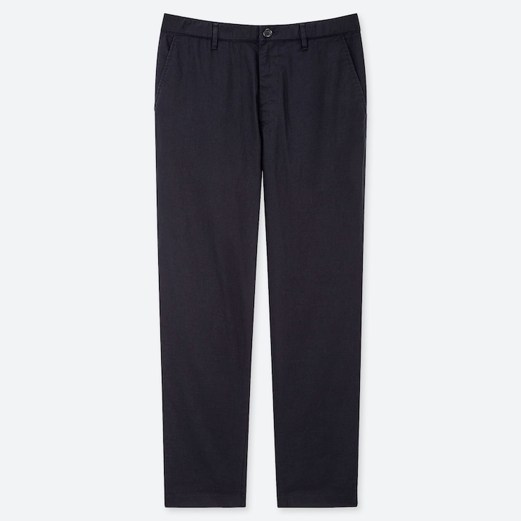 MEN COTTON LINEN RELAXED PANTS UNIQLO US