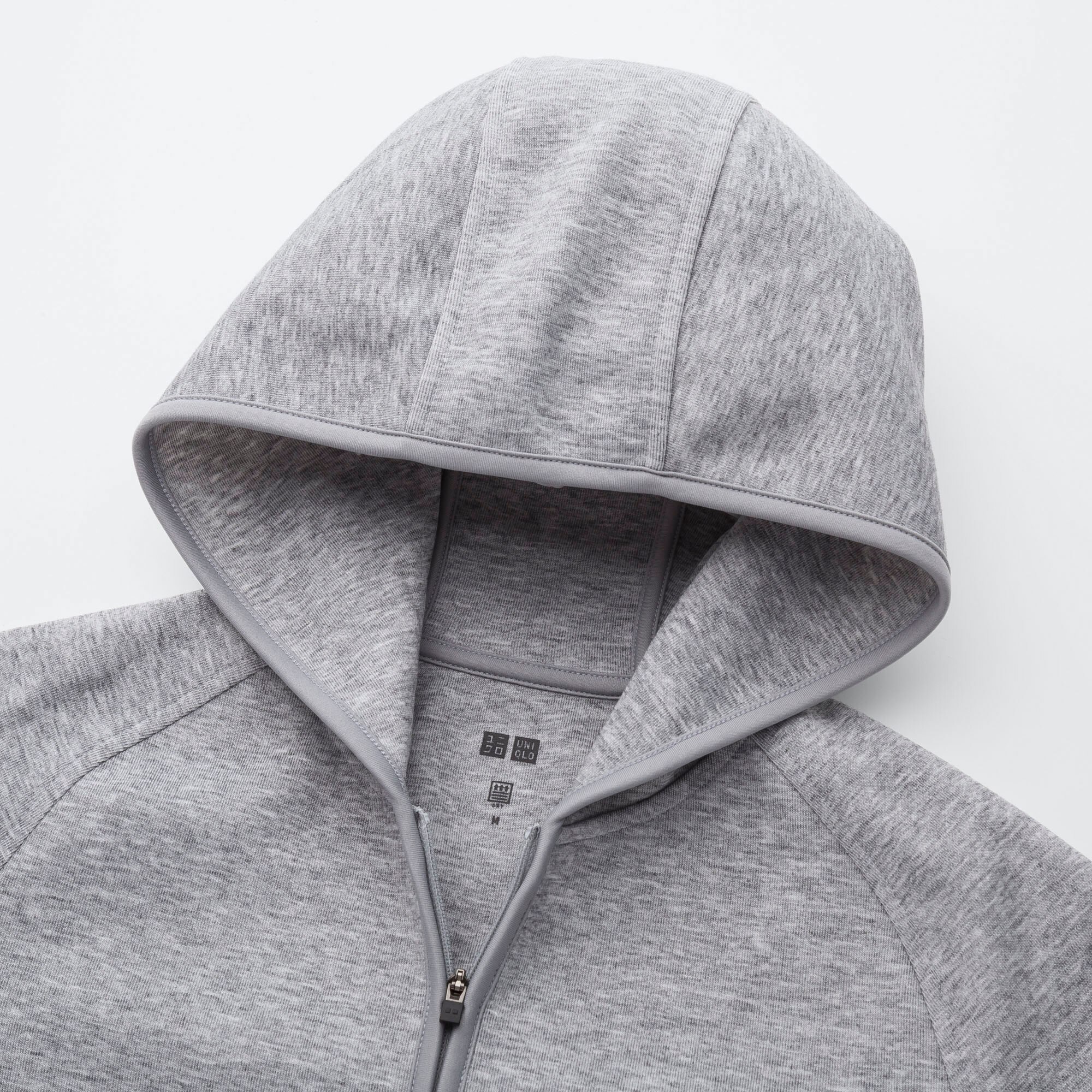 uniqlo sweat full zip long sleeve hoodie