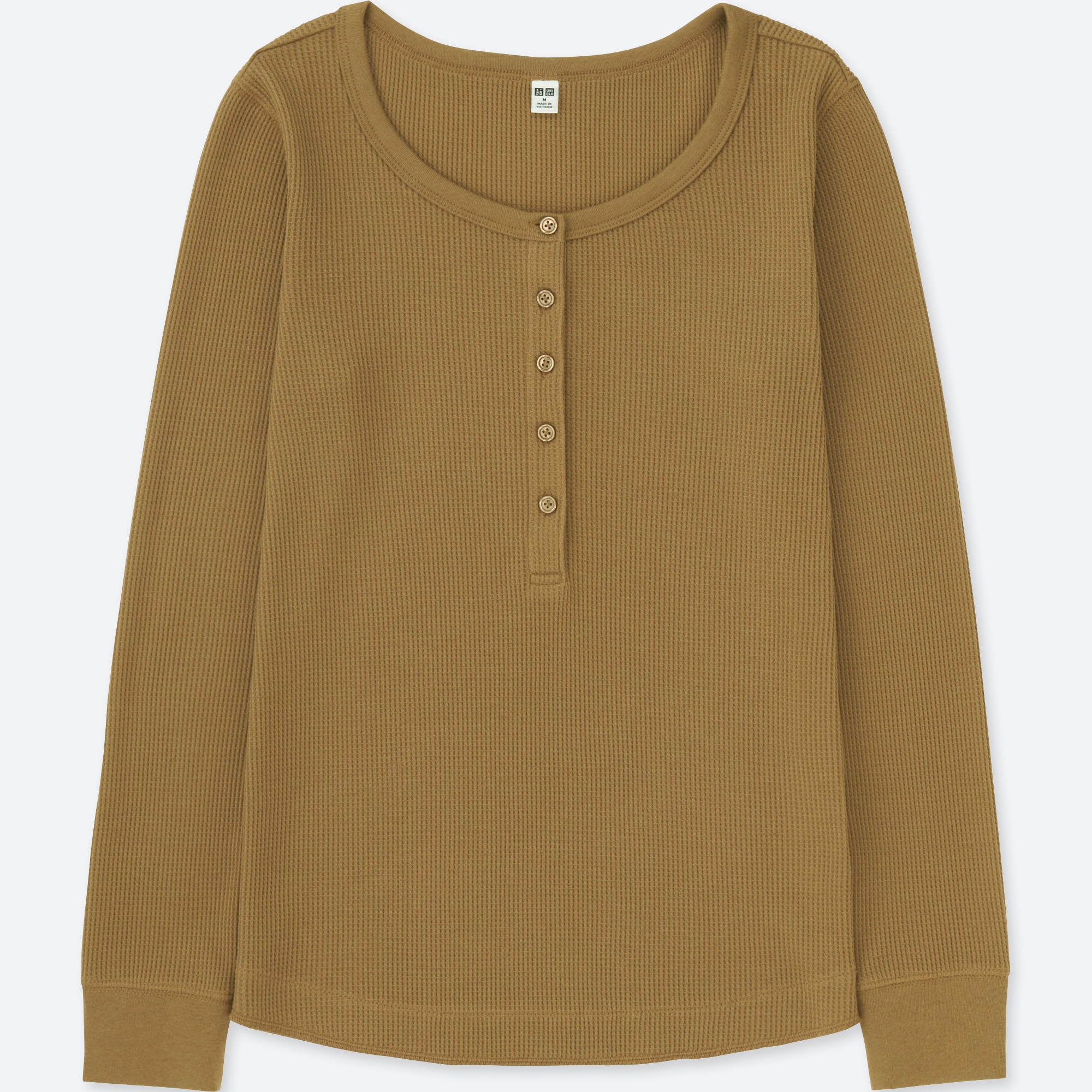 waffle top uniqlo