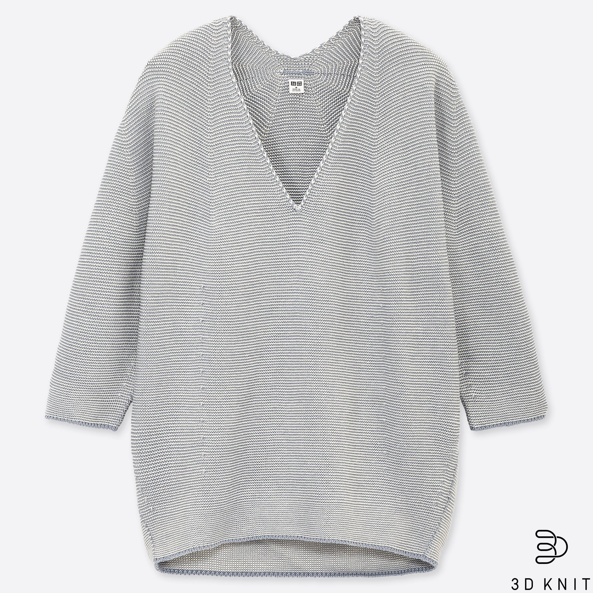 Uniqlo 3d cotton cocoon on sale sweater