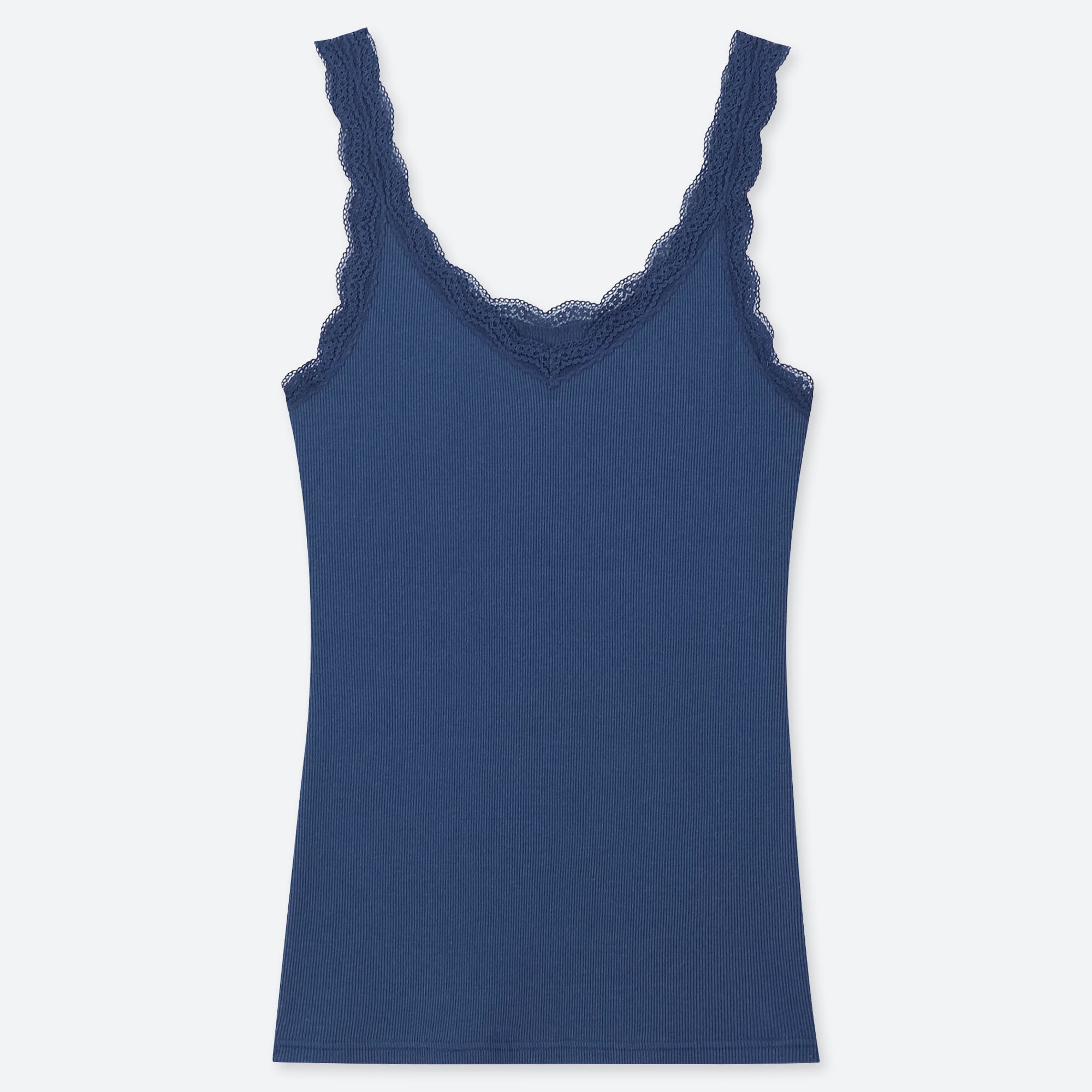 Lace ribbed tank top Clearance