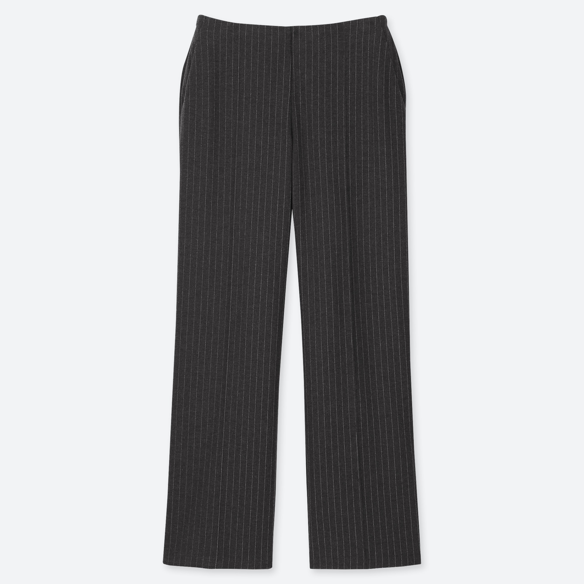 high waist straight pants